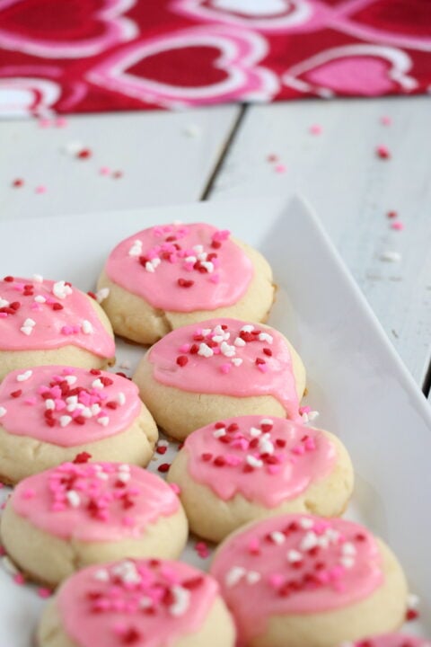 Melt-Away Vanilla Frosted Cookies