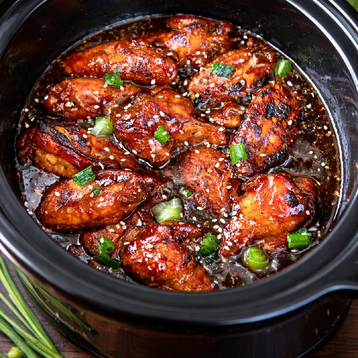 Slow Cooker Chicken Teriyaki Wings