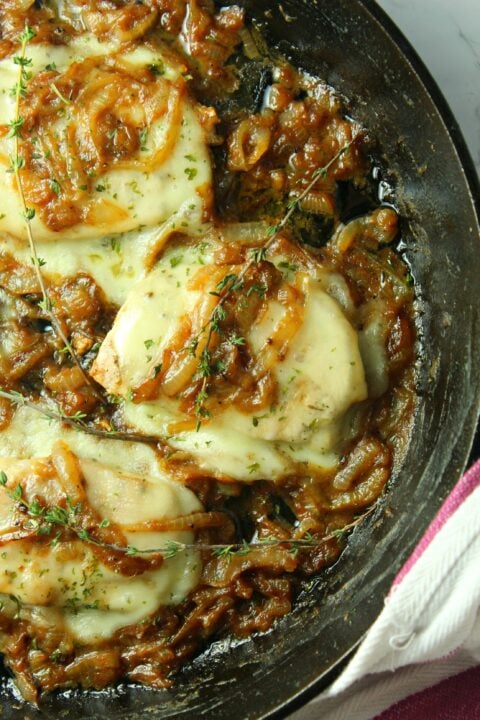 Smothered French Onion Pork Chops!
