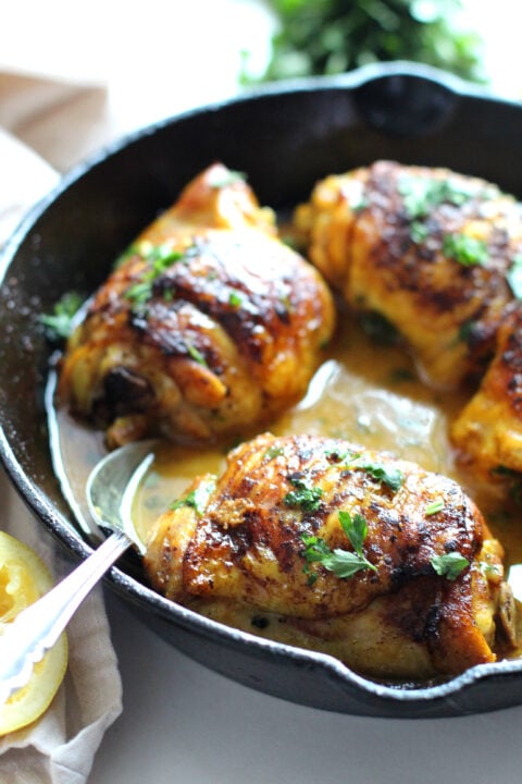 Brown Sugar Lemon Chicken Skillet!