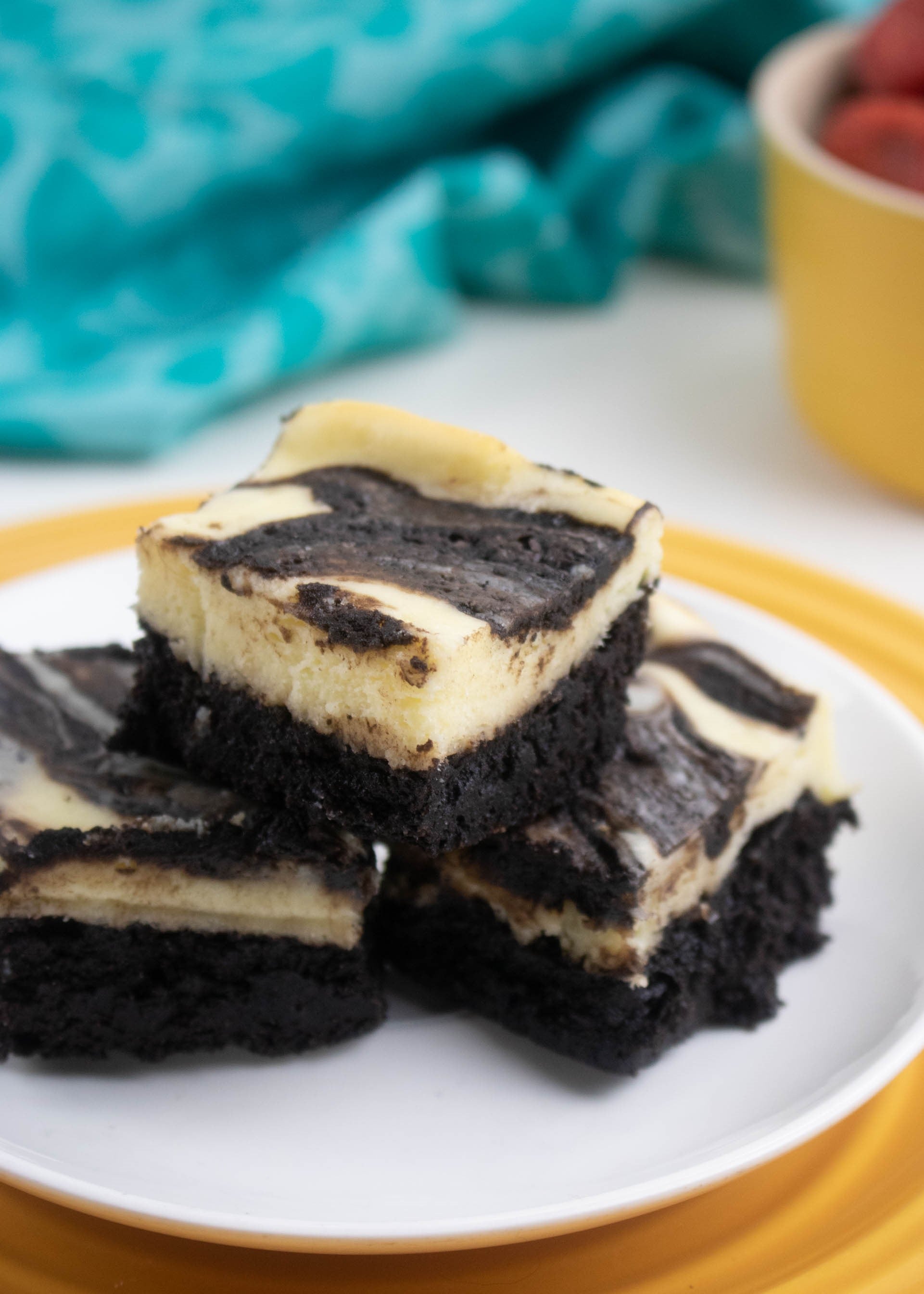Cheesecake Swirl Brownies! (from Scratch)