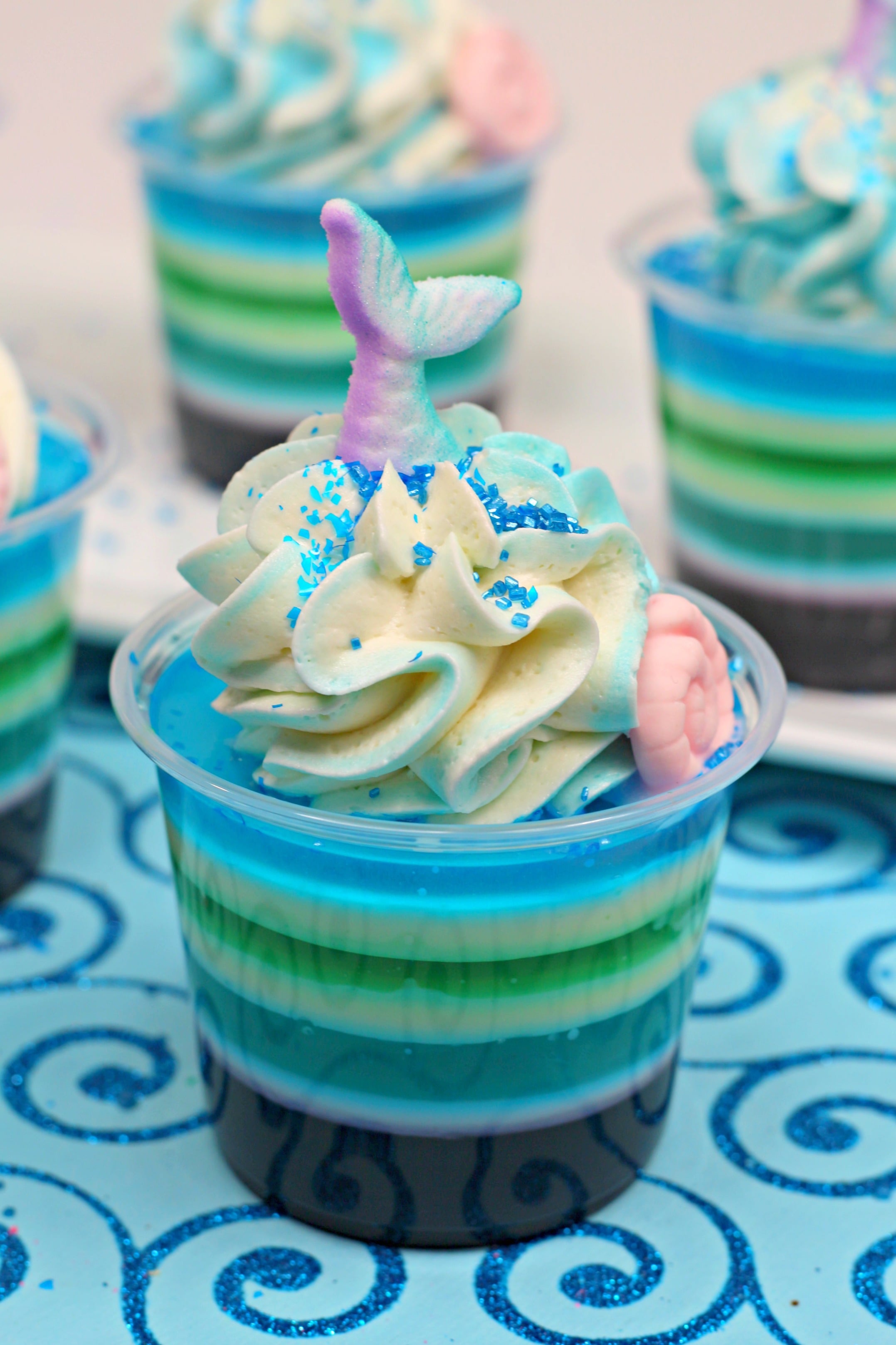 Mermaid Jello Shots!