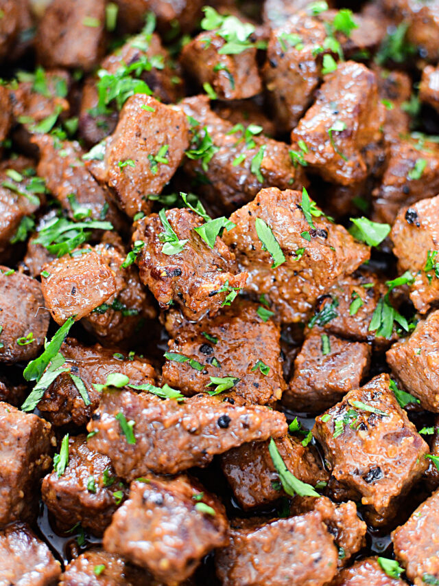 Juicy Garlic Butter Steak Bites Story