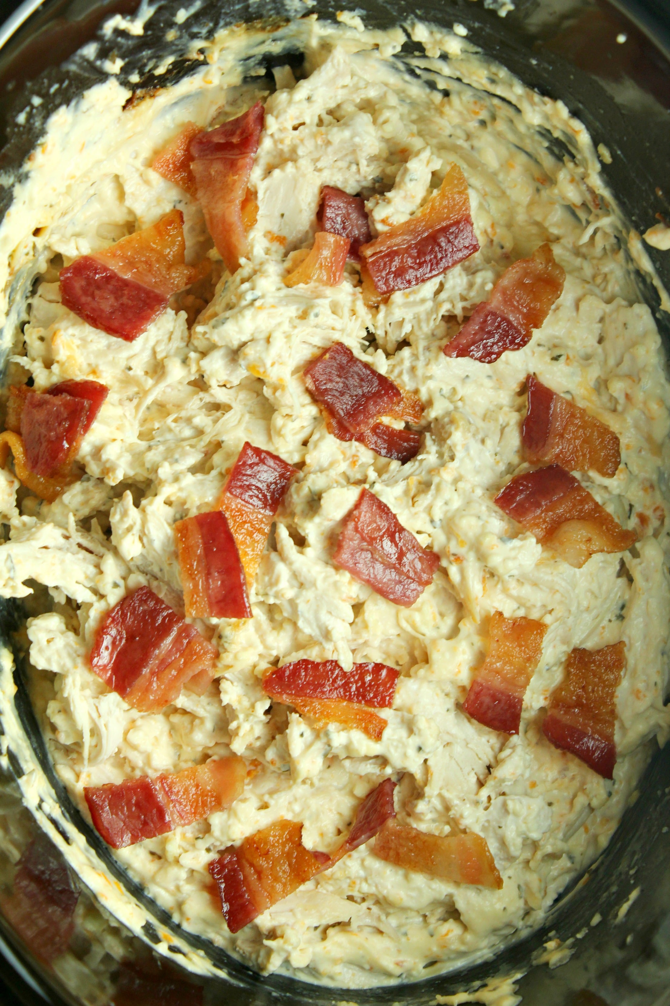 Slow Cooker Cream Cheese Crack Chicken