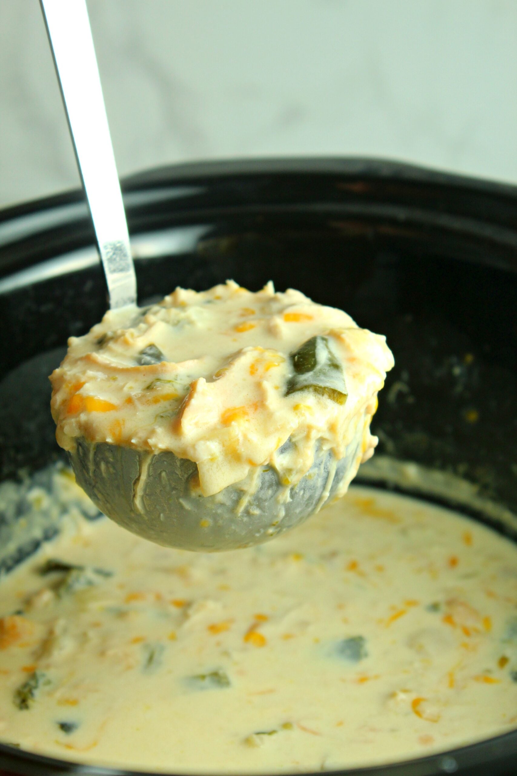 Slow Cooker Chicken Chile Relleno Soup