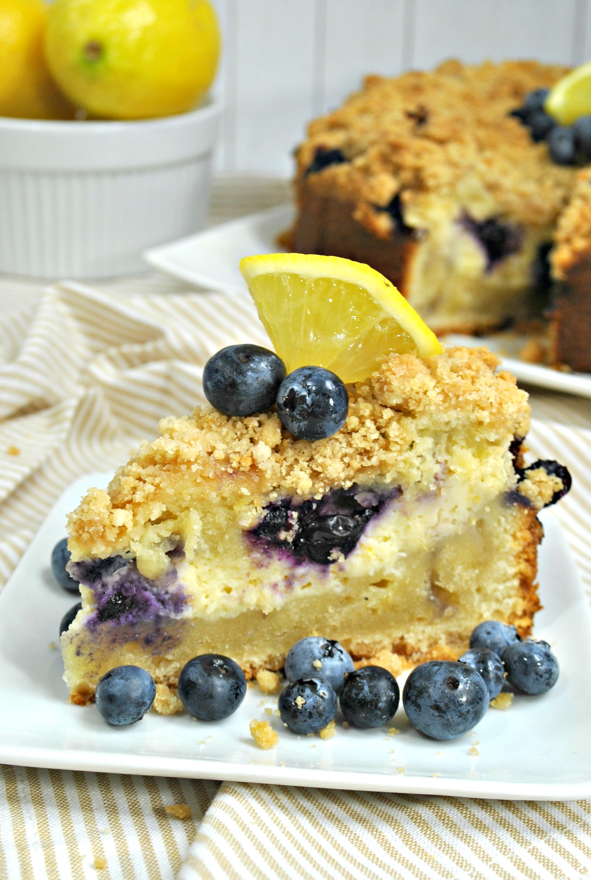 Blueberry Cream Cheese Coffee Cake