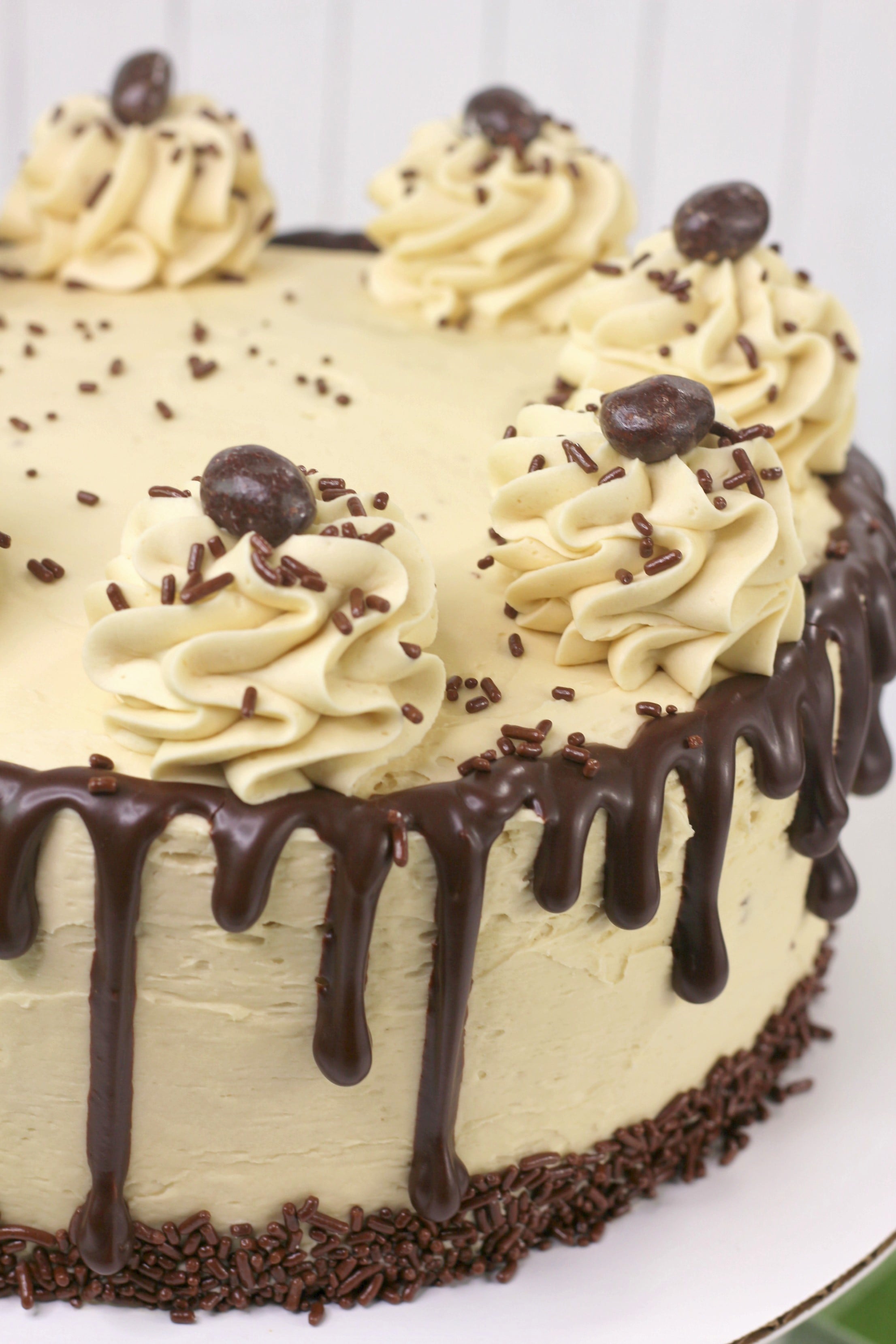 Kahlua Chocolate Cake with Kahlua Buttercream Frosting