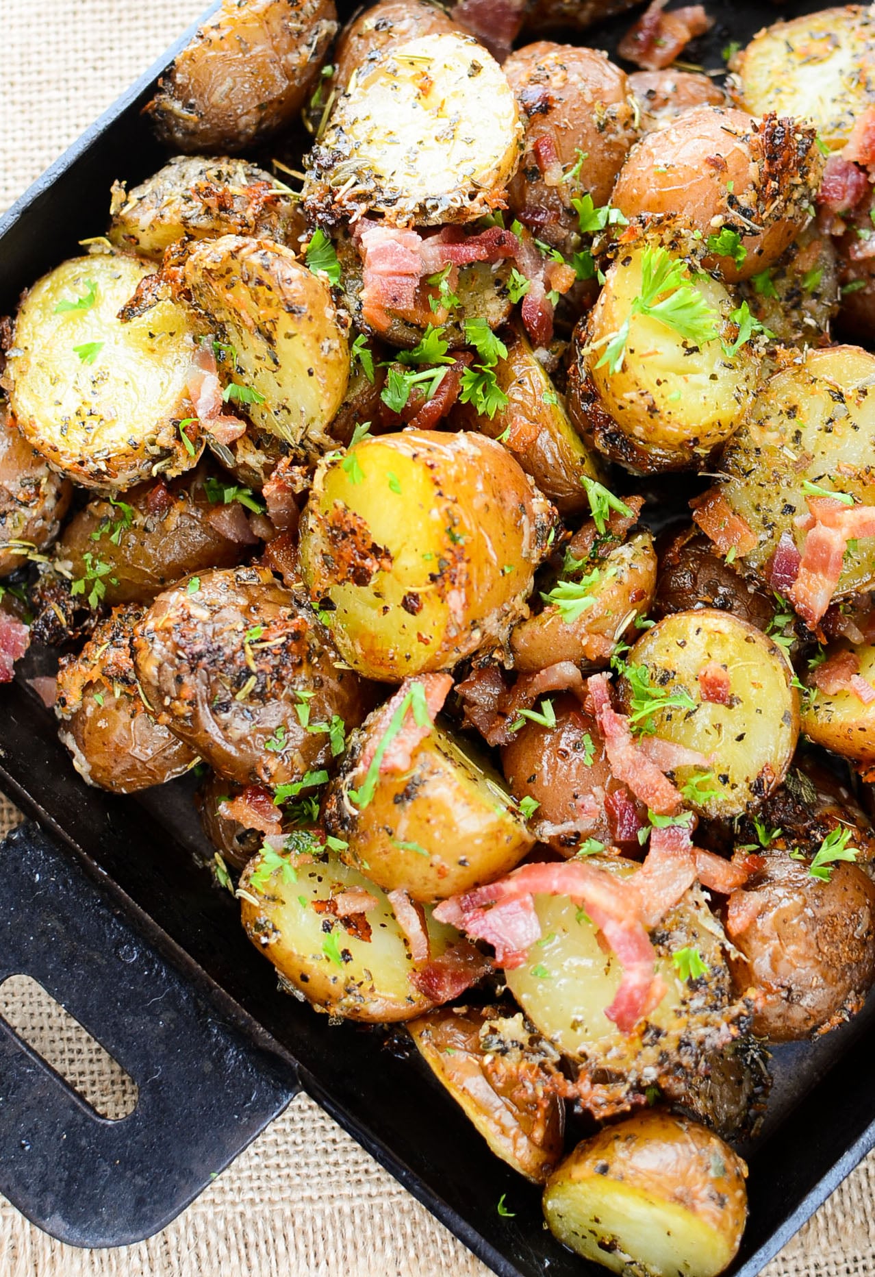 Parmesan Crusted Roasted Potatoes