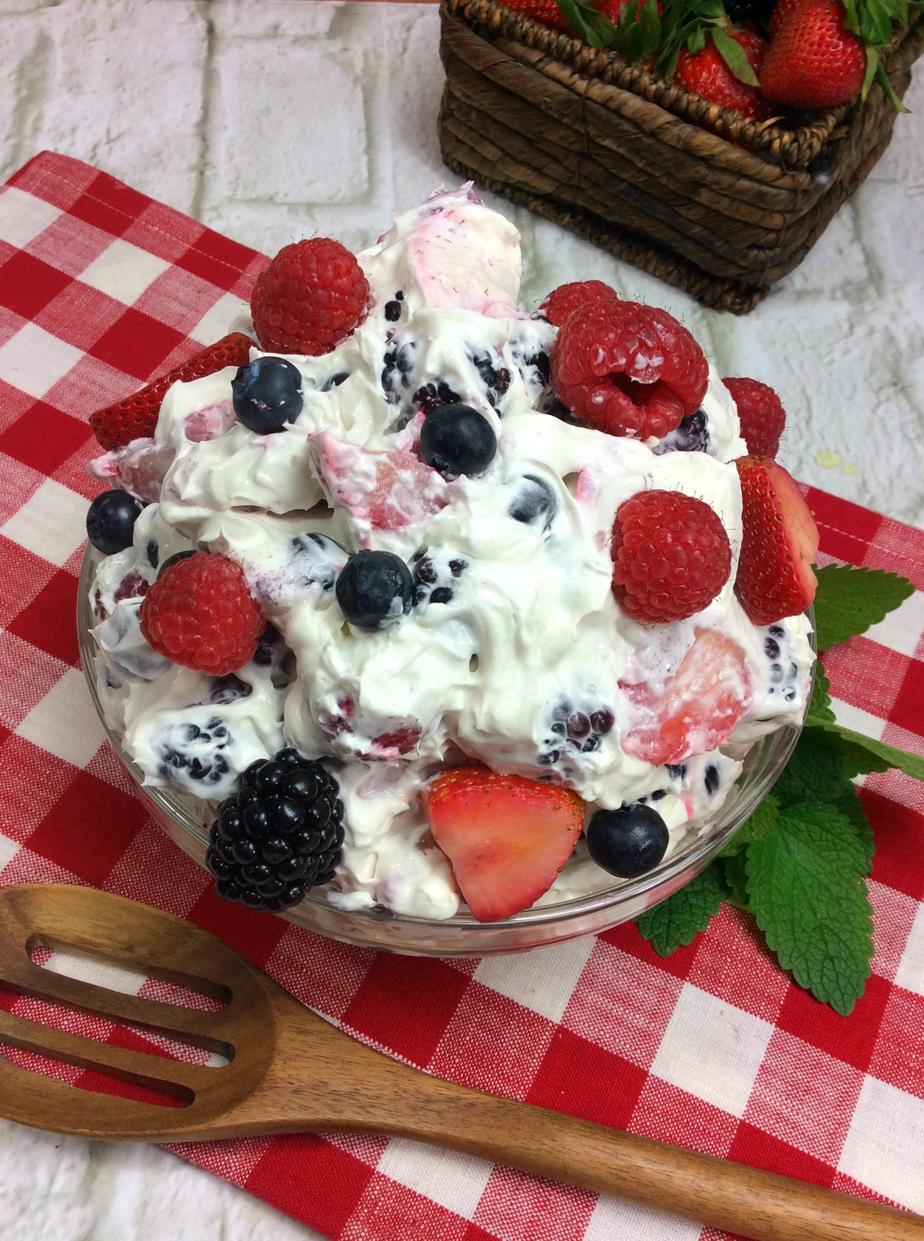 Cheesecake Summer Berry Salad