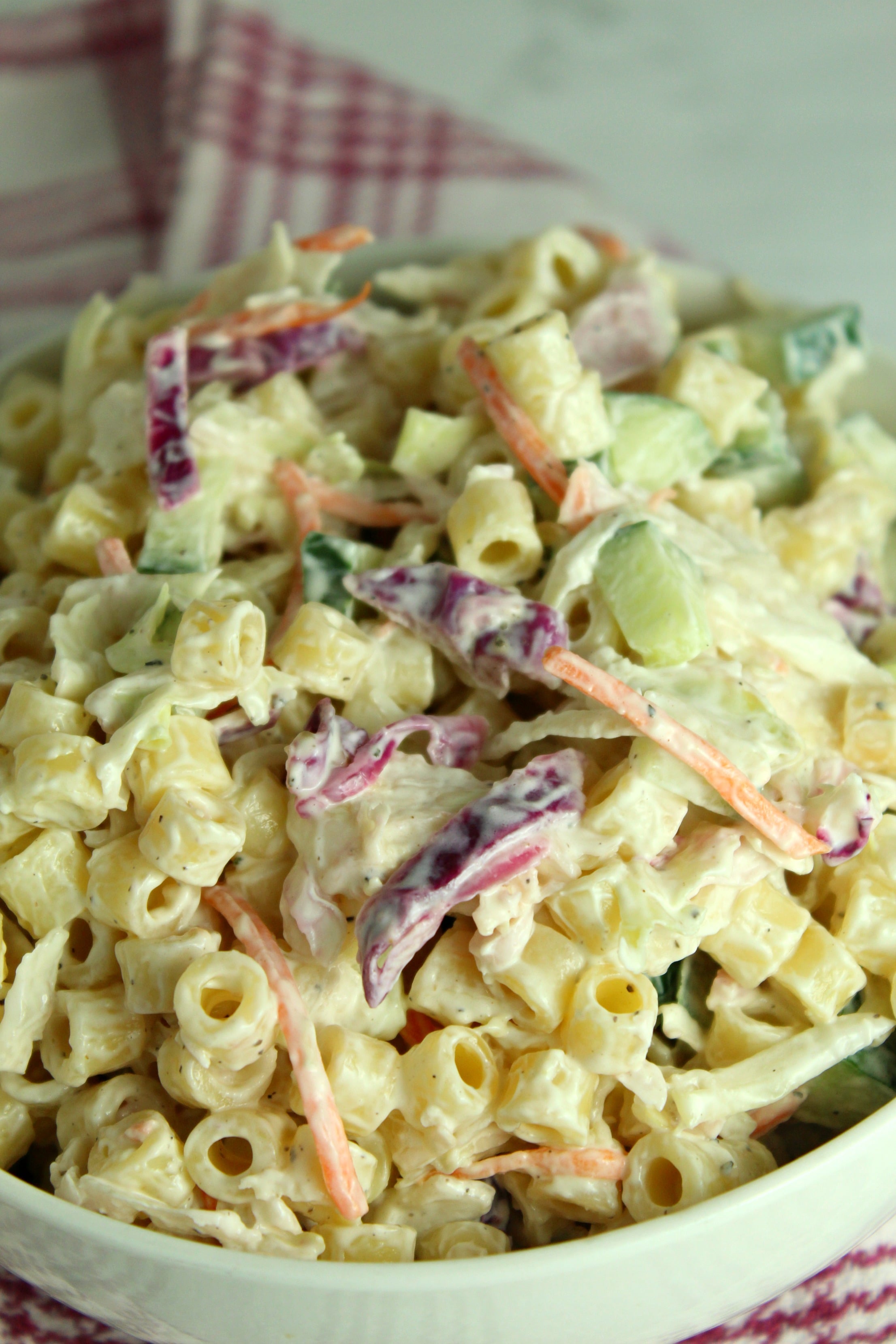 Coleslaw Pasta Salad