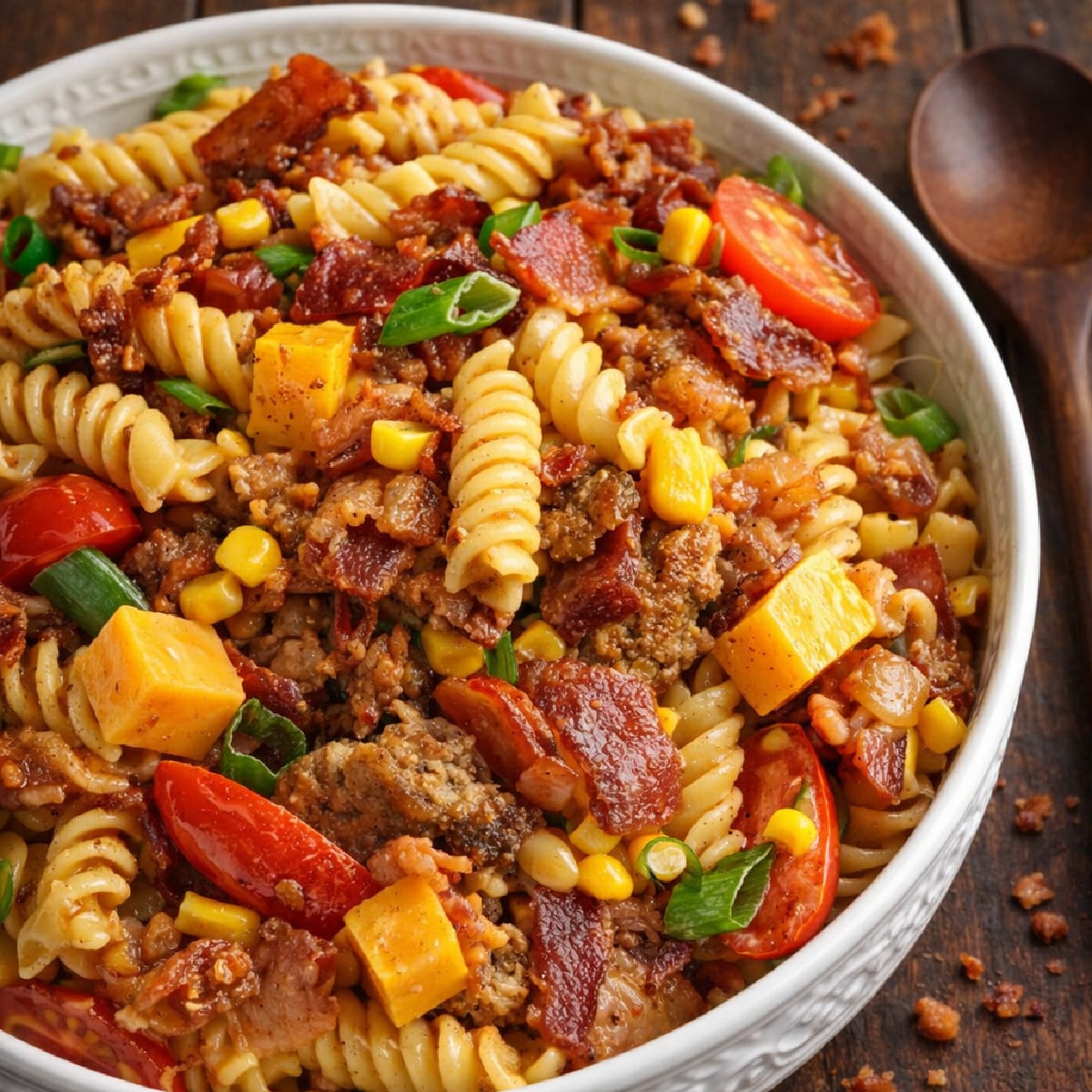 Loaded Cowboy Pasta Salad