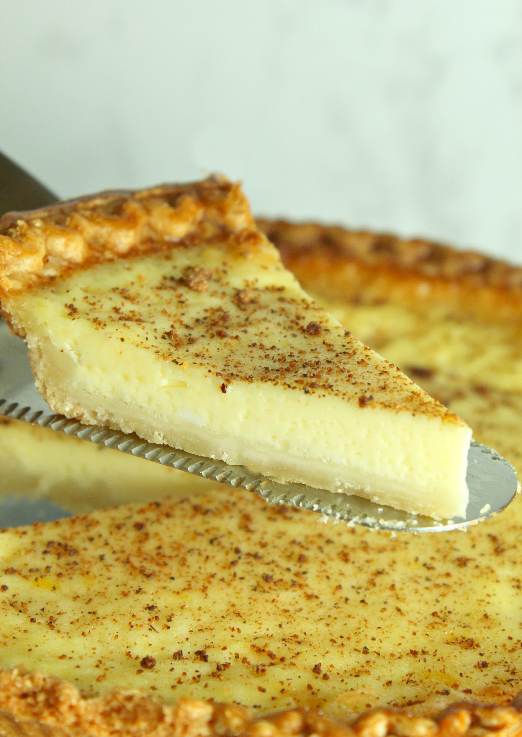 Old Fashioned Cream Custard Pie