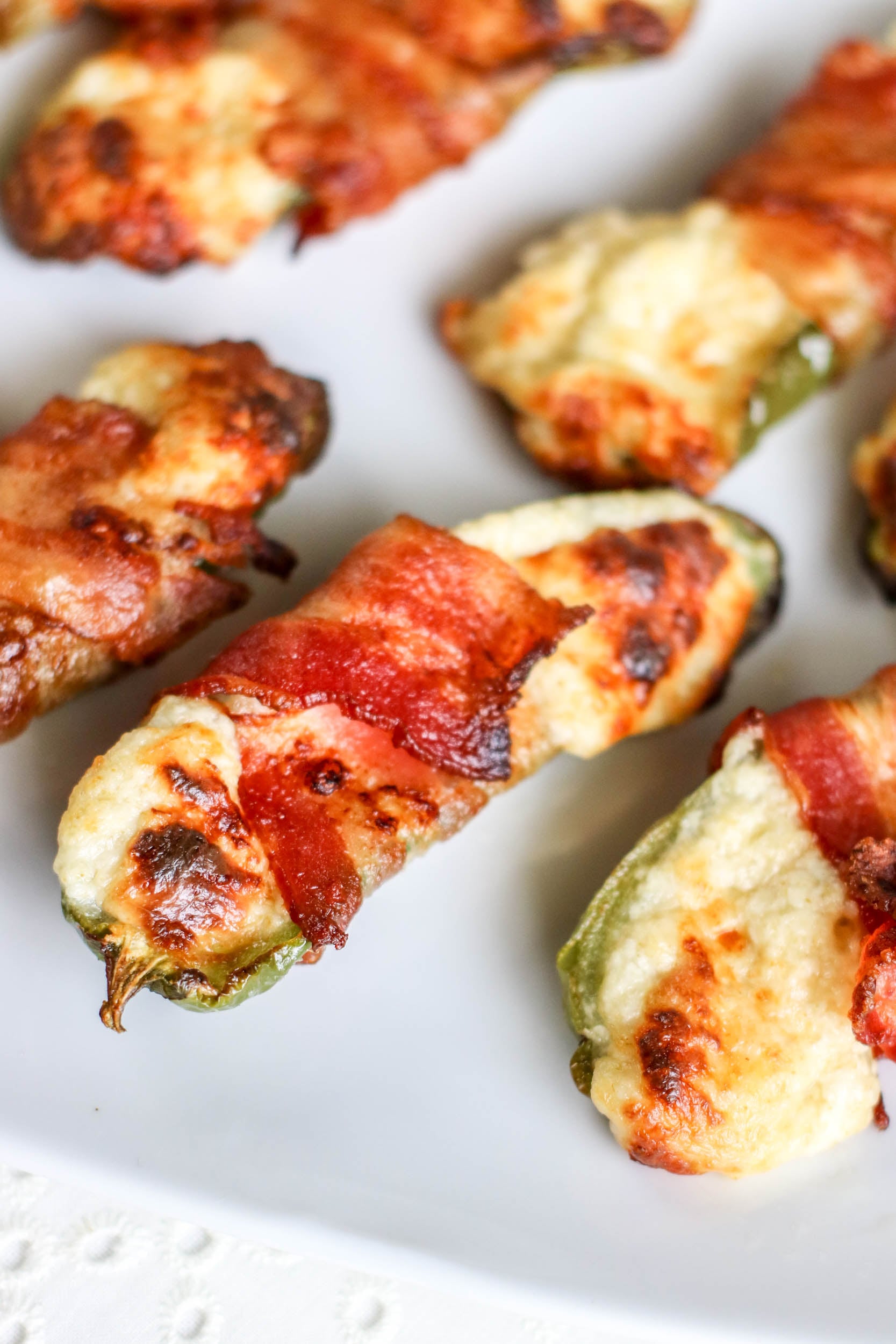 Air Fryer Bacon Wrapped Jalapeno Poppers (LOW CARB KETO FRIENDLY)