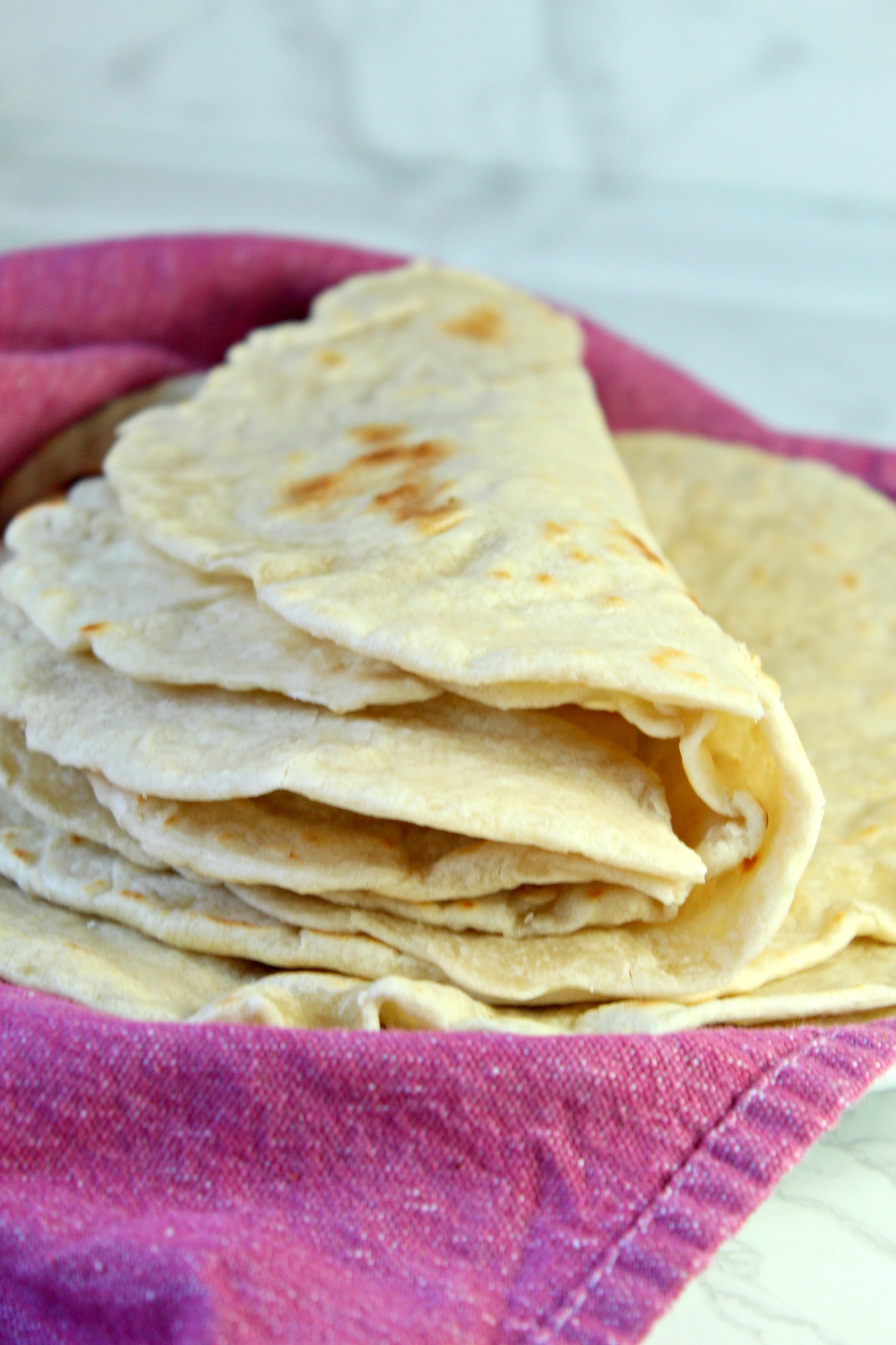 Perfect Homemade Flour Tortillas (Only 5 Ingredients)