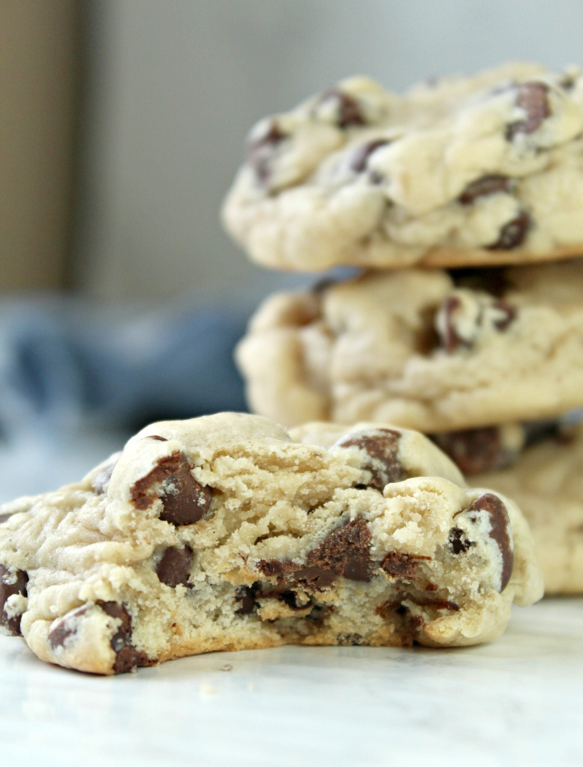 Soft Batch Cream Cheese Chocolate Chip Cookies