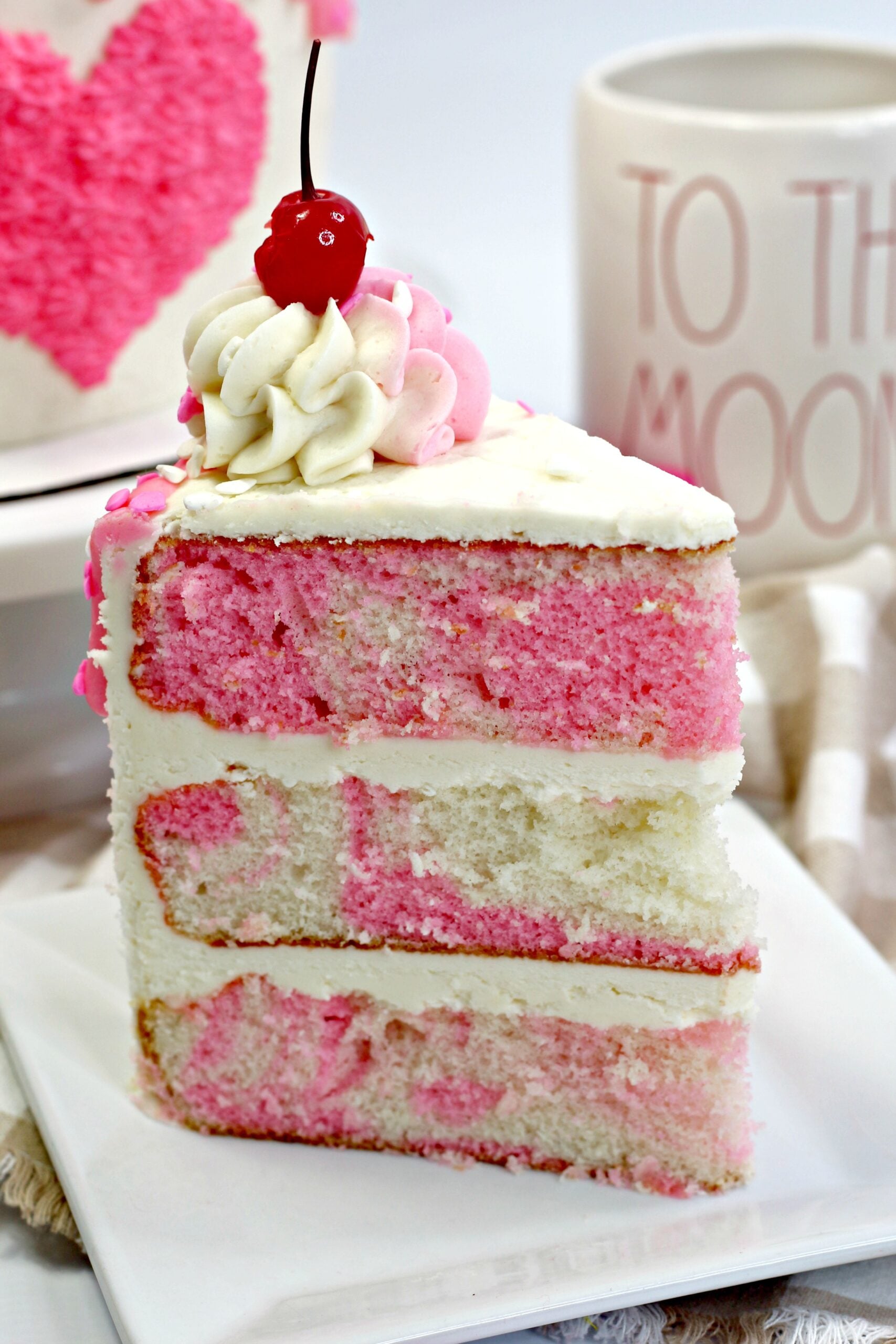 Valentine’s Day Love Cake with Vanilla Buttercream