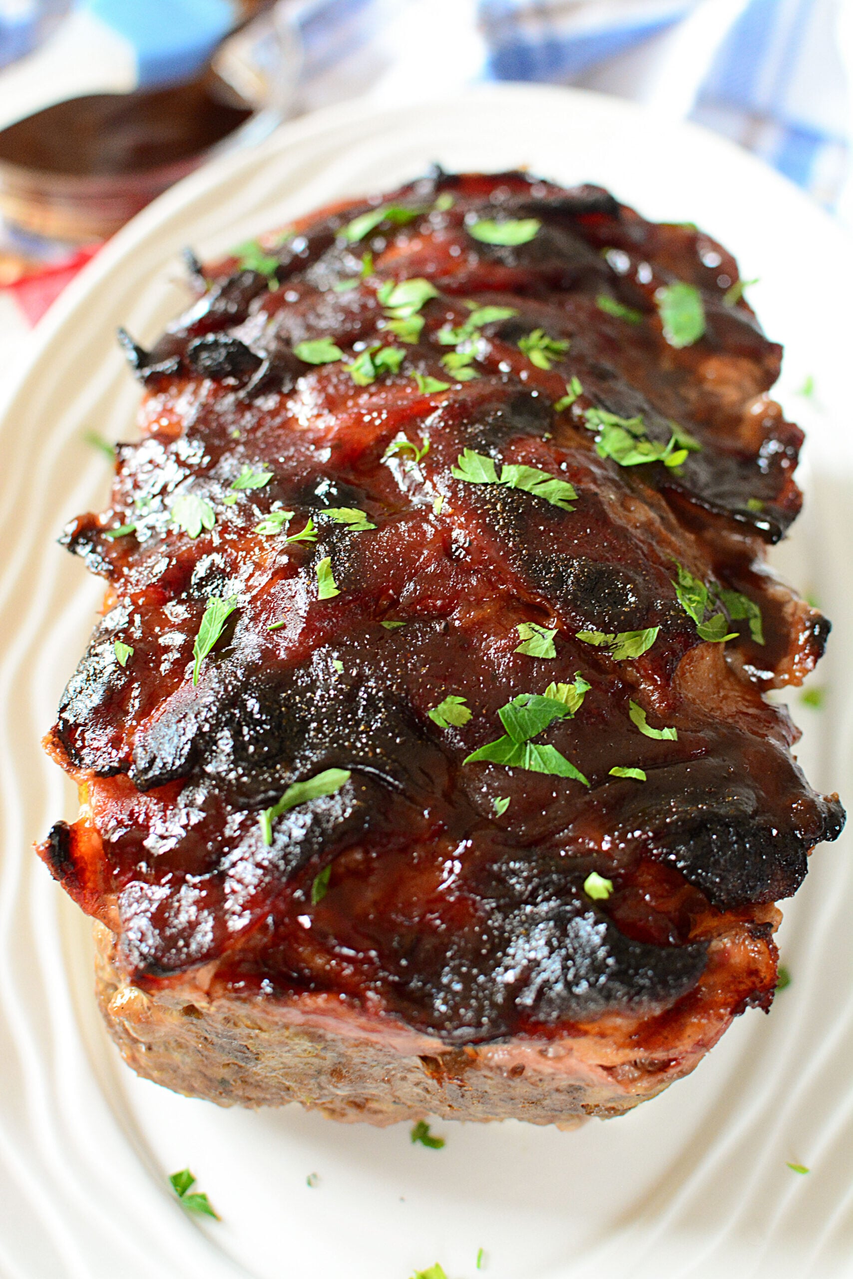 Candied Bacon Wrapped Meatloaf