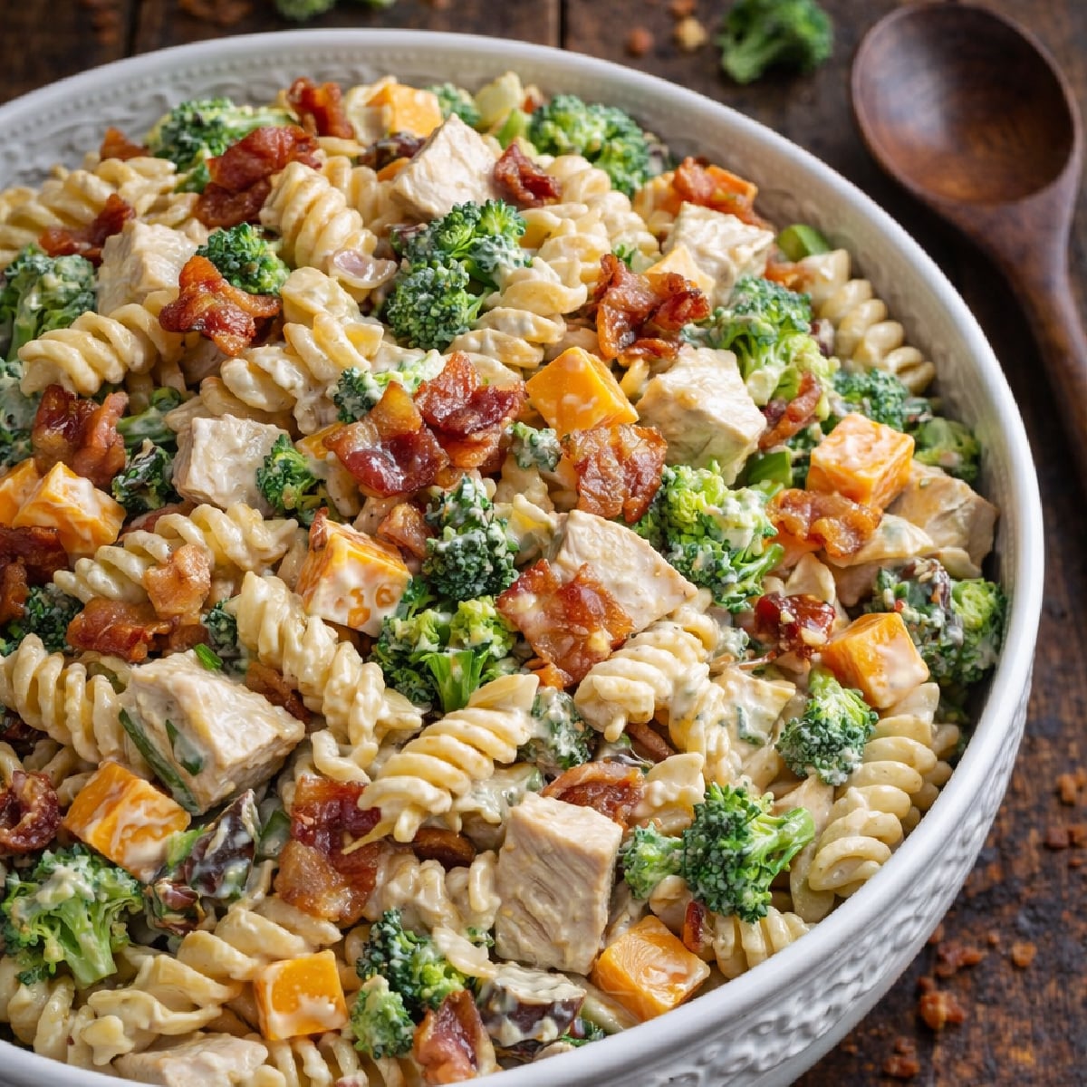 Chicken Bacon Broccoli Pasta Salad