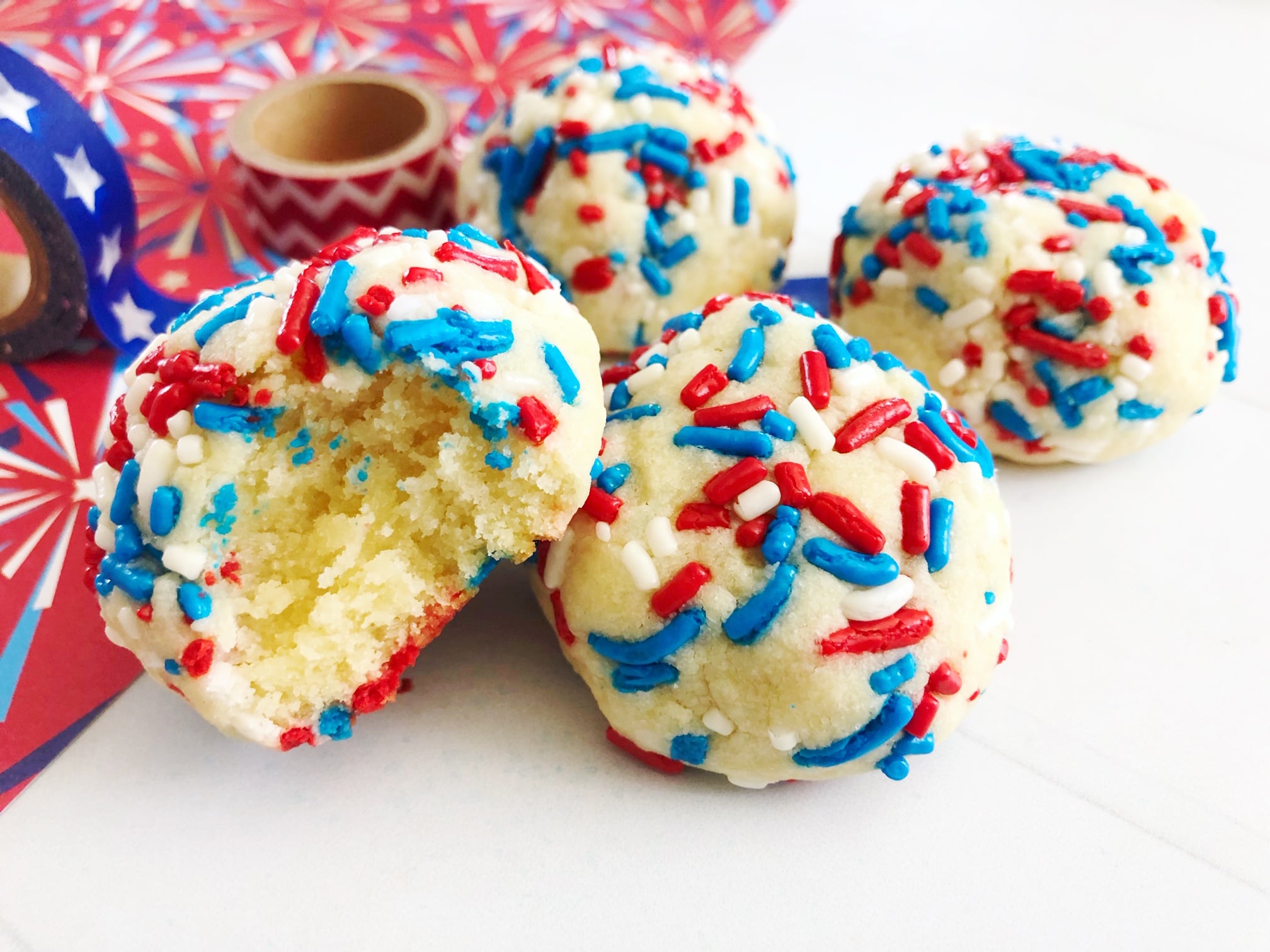 Butter Drop Sprinkle Cookies
