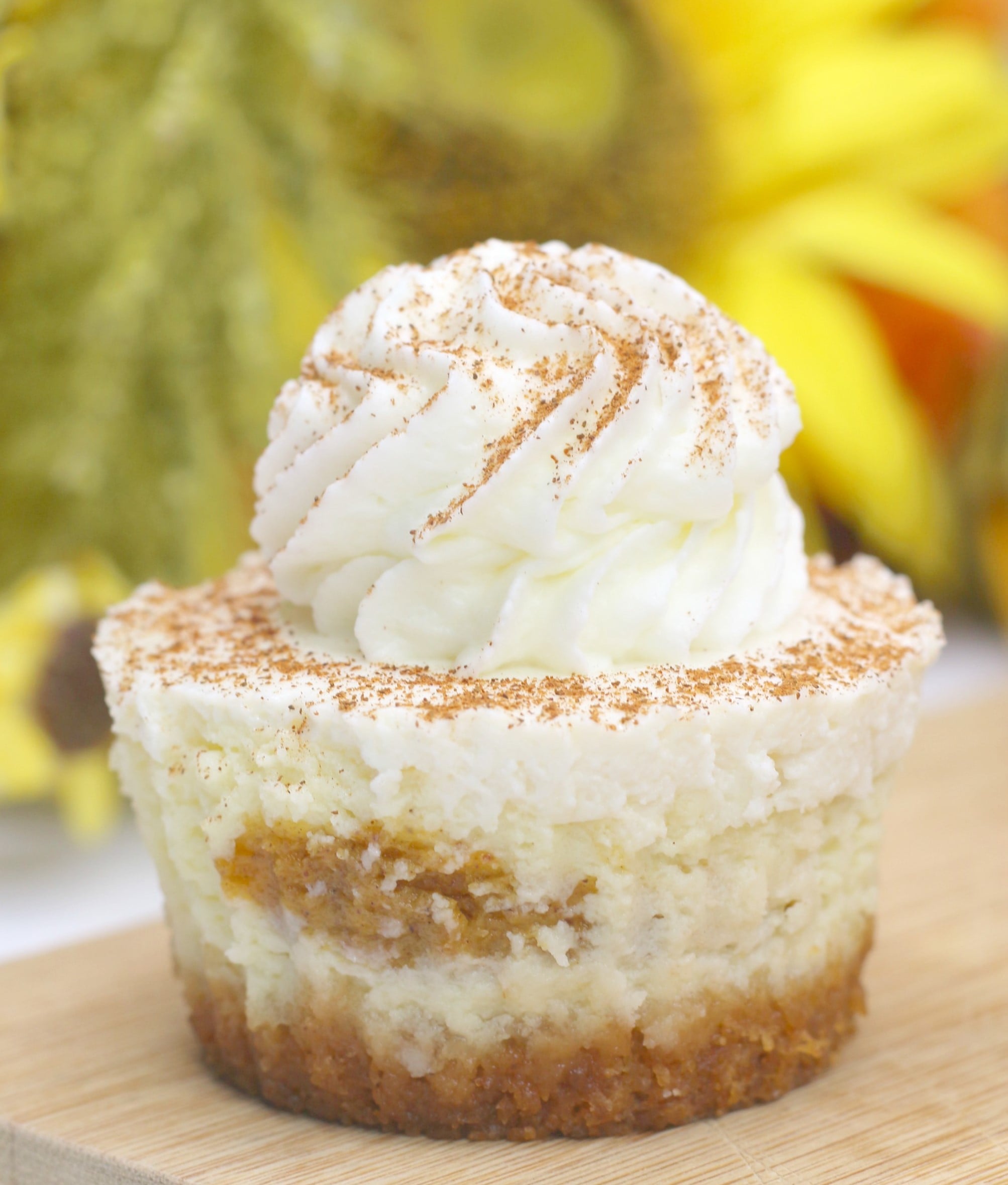 Pumpkin Swirl Cheesecakes