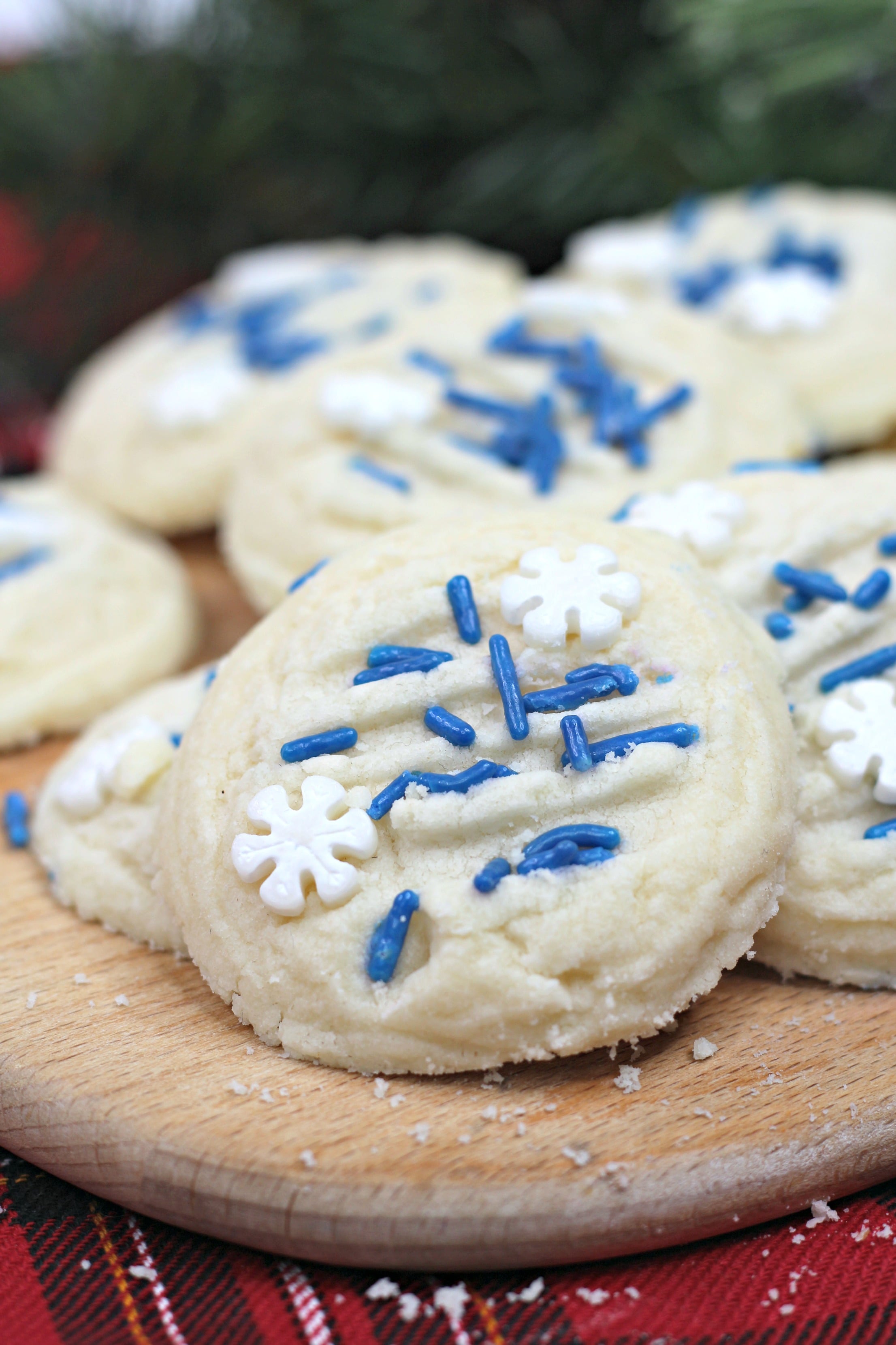 Whipped Shortbread Cookies (4 Ingredients)