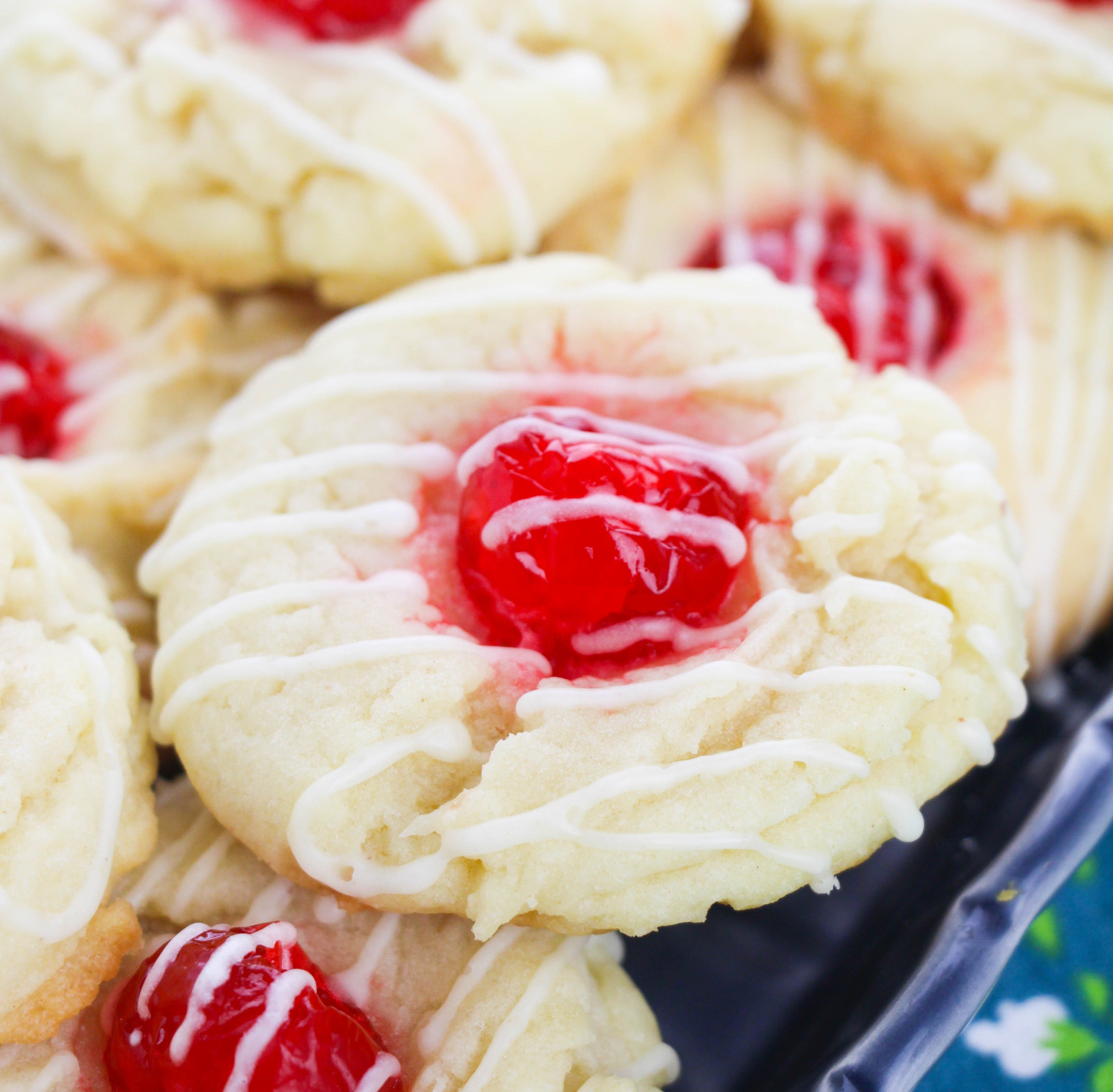 Eggnog Thumbprint Cookies