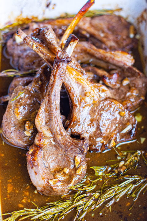 Garlic Balsamic Lamb Chops