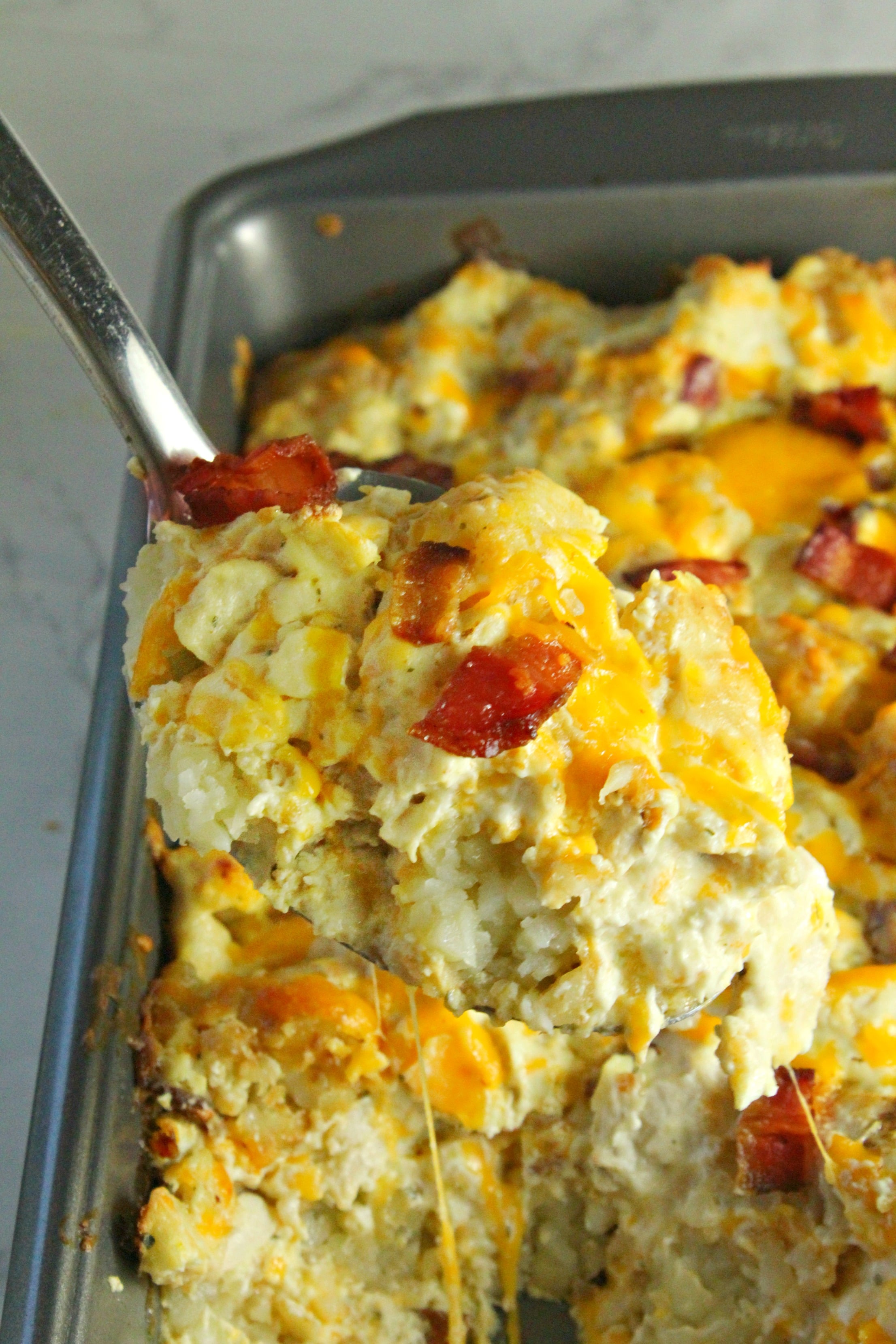 Cracked Out Chicken Tater Tot Casserole