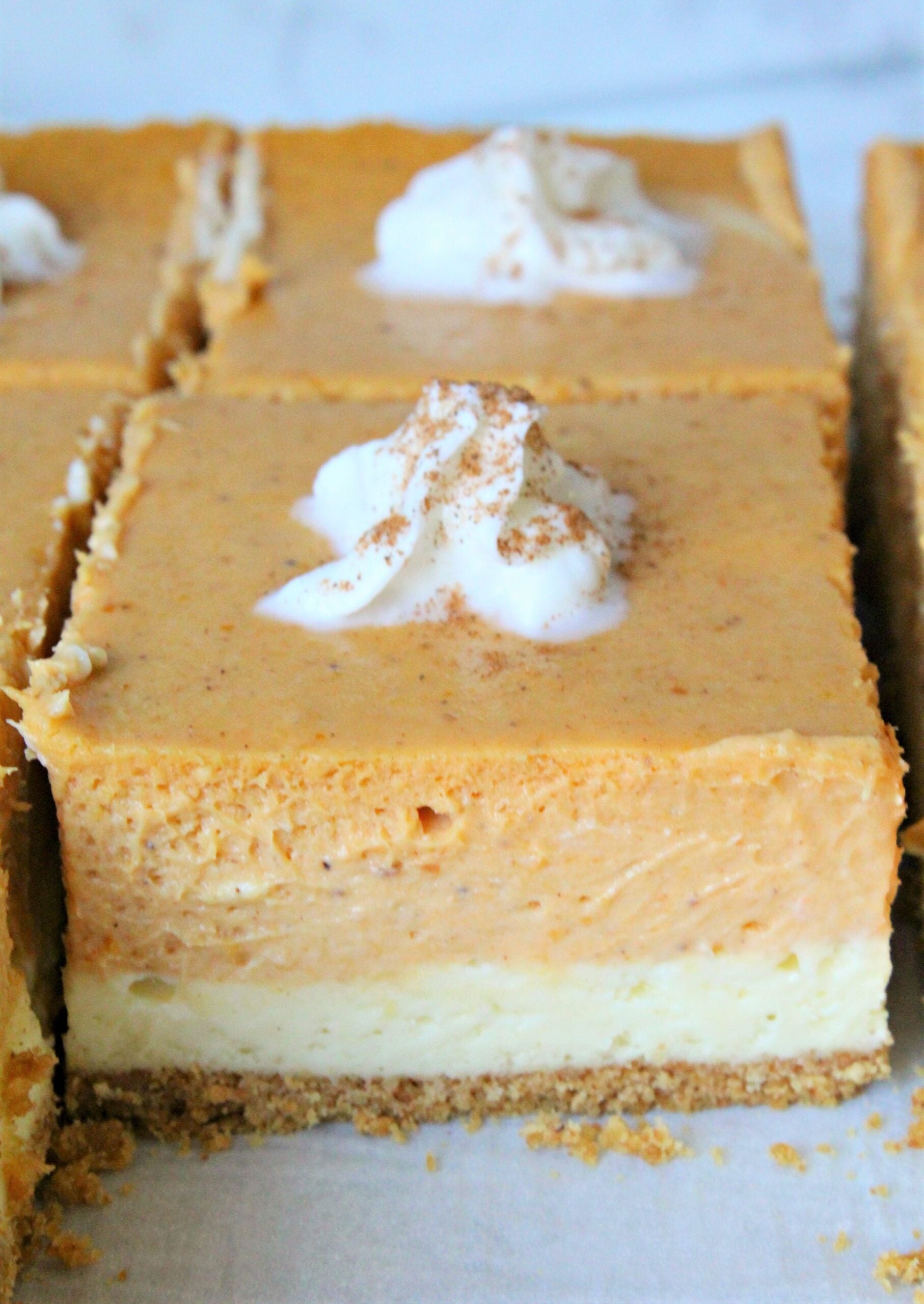 Pumpkin Cheesecake Bars