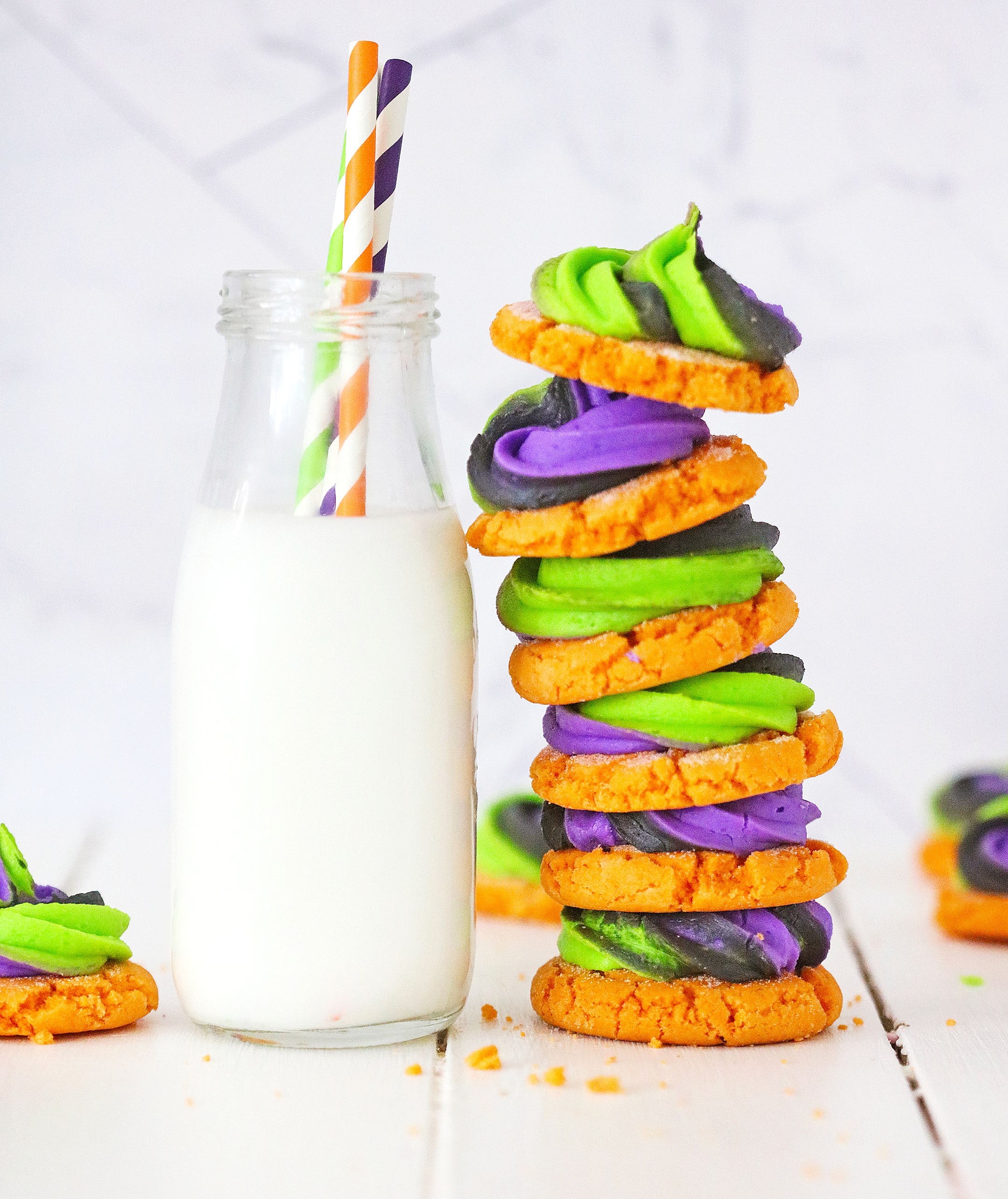 Pumpkin Sugar Cookies Buttercream Icing