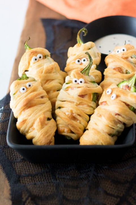 Mummy Jalapeño Poppers