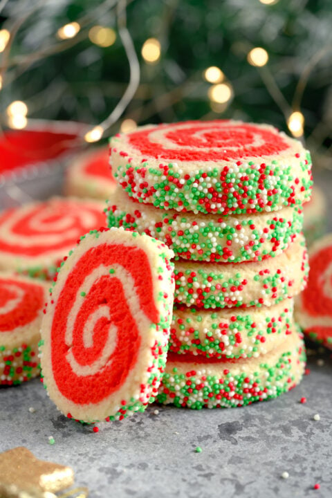 Christmas Pinwheel Cookies