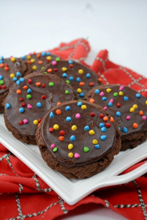 Cosmic Brownie Cookies (Crumbl Copycat)