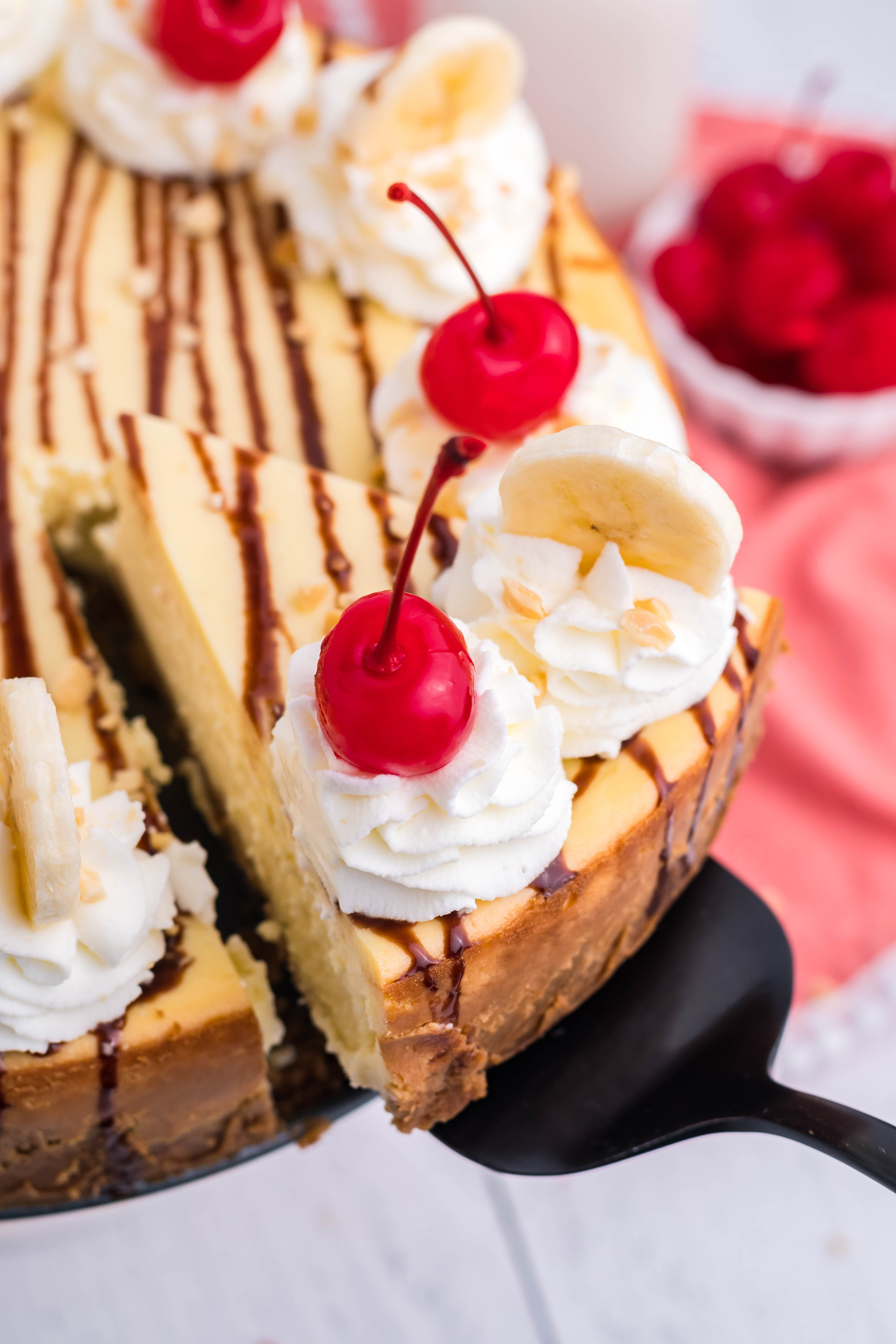 Banana Split Cheesecake