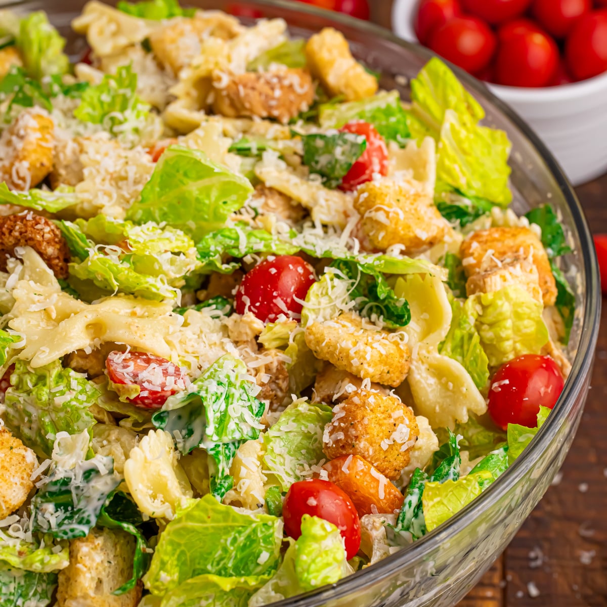 Chicken Caesar Pasta Salad