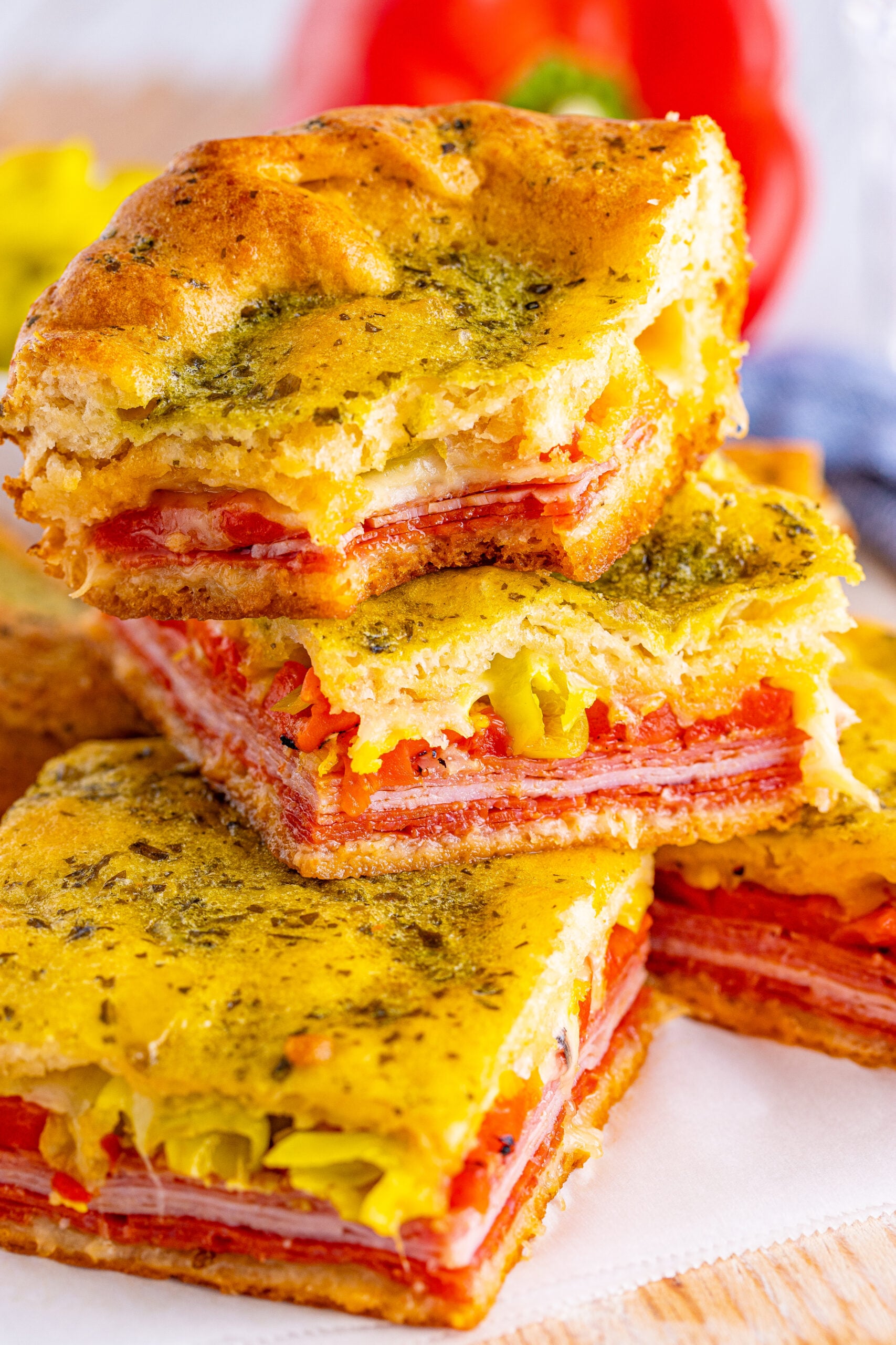 Italian Antipasto Squares