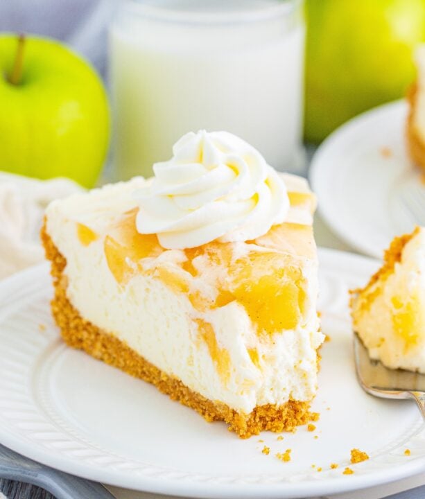 No Bake Apple Cheesecake