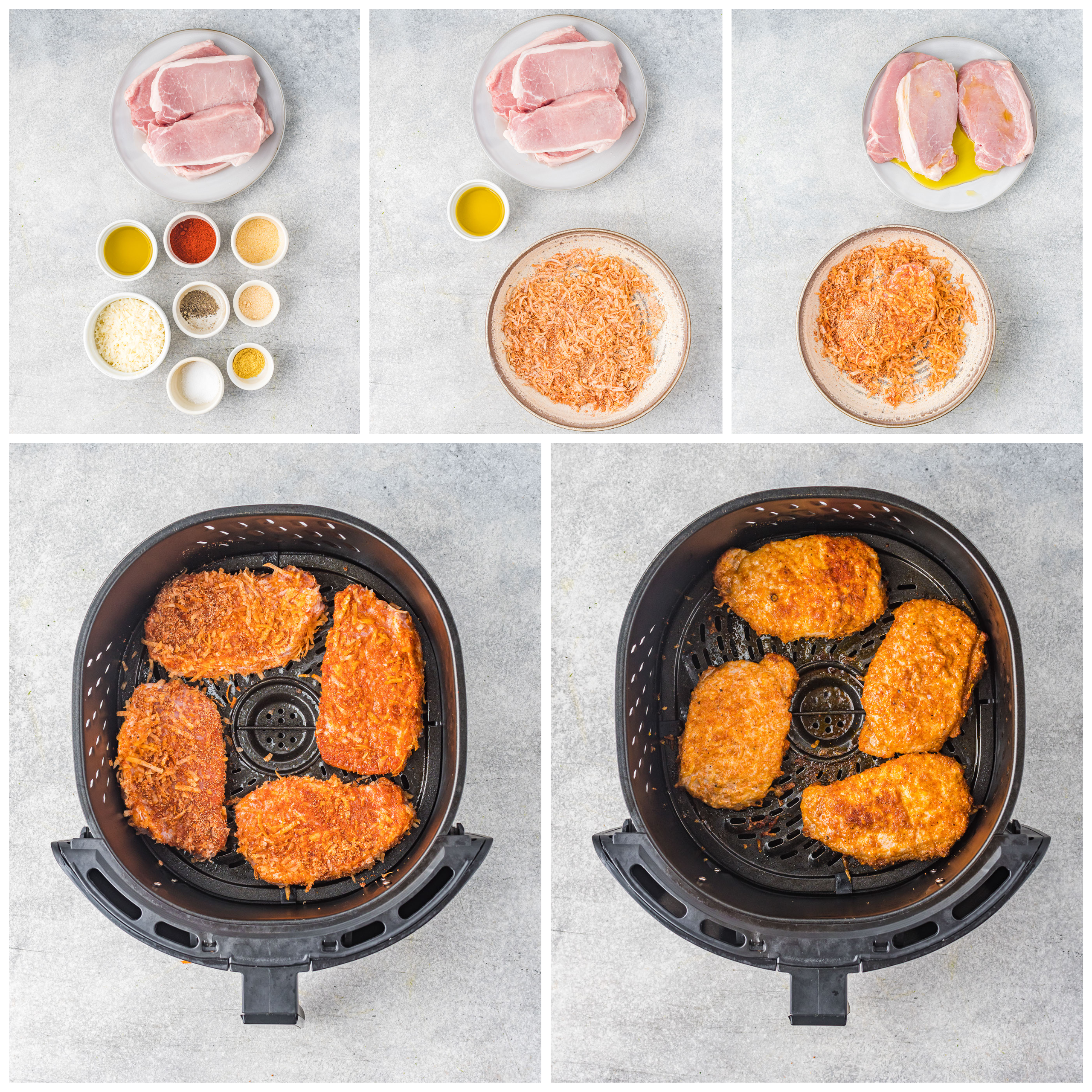 Air fryer pork chops recipe