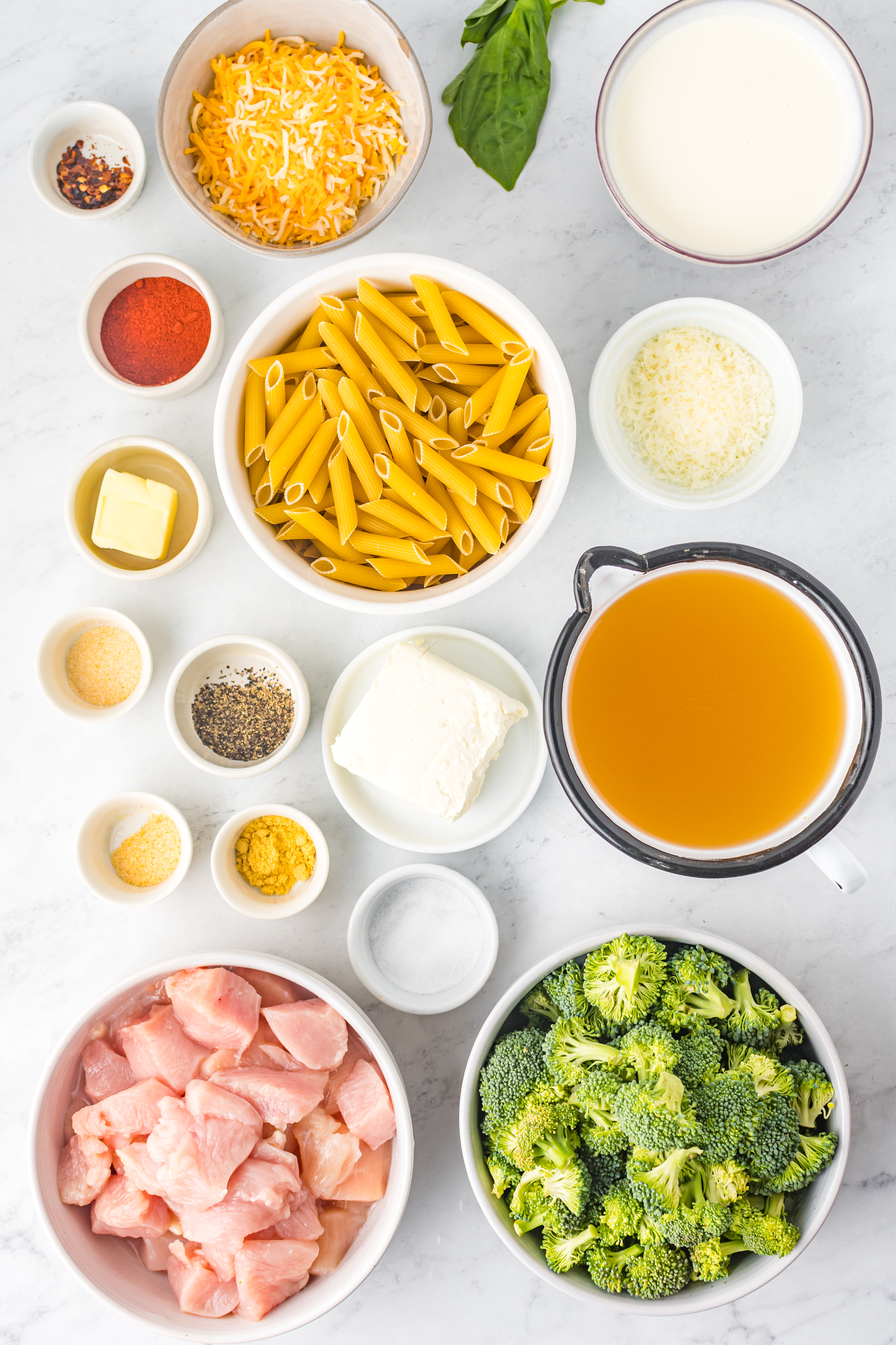 Chicken Pasta ingredients
