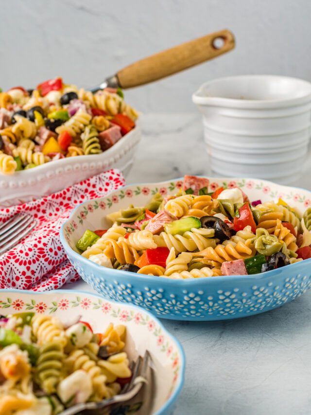 Classic Italian Pasta Salad Story