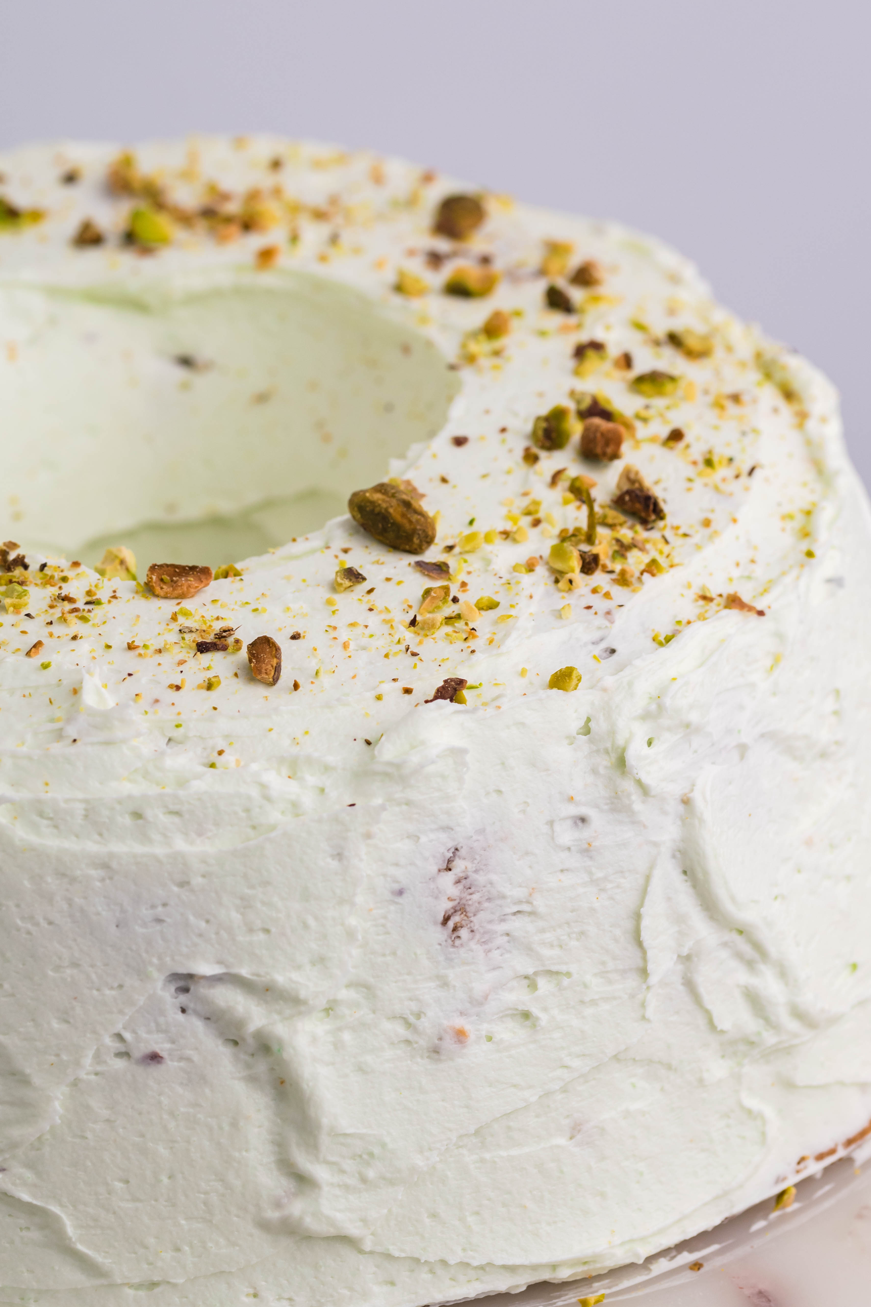 Pistachio Cake side angle