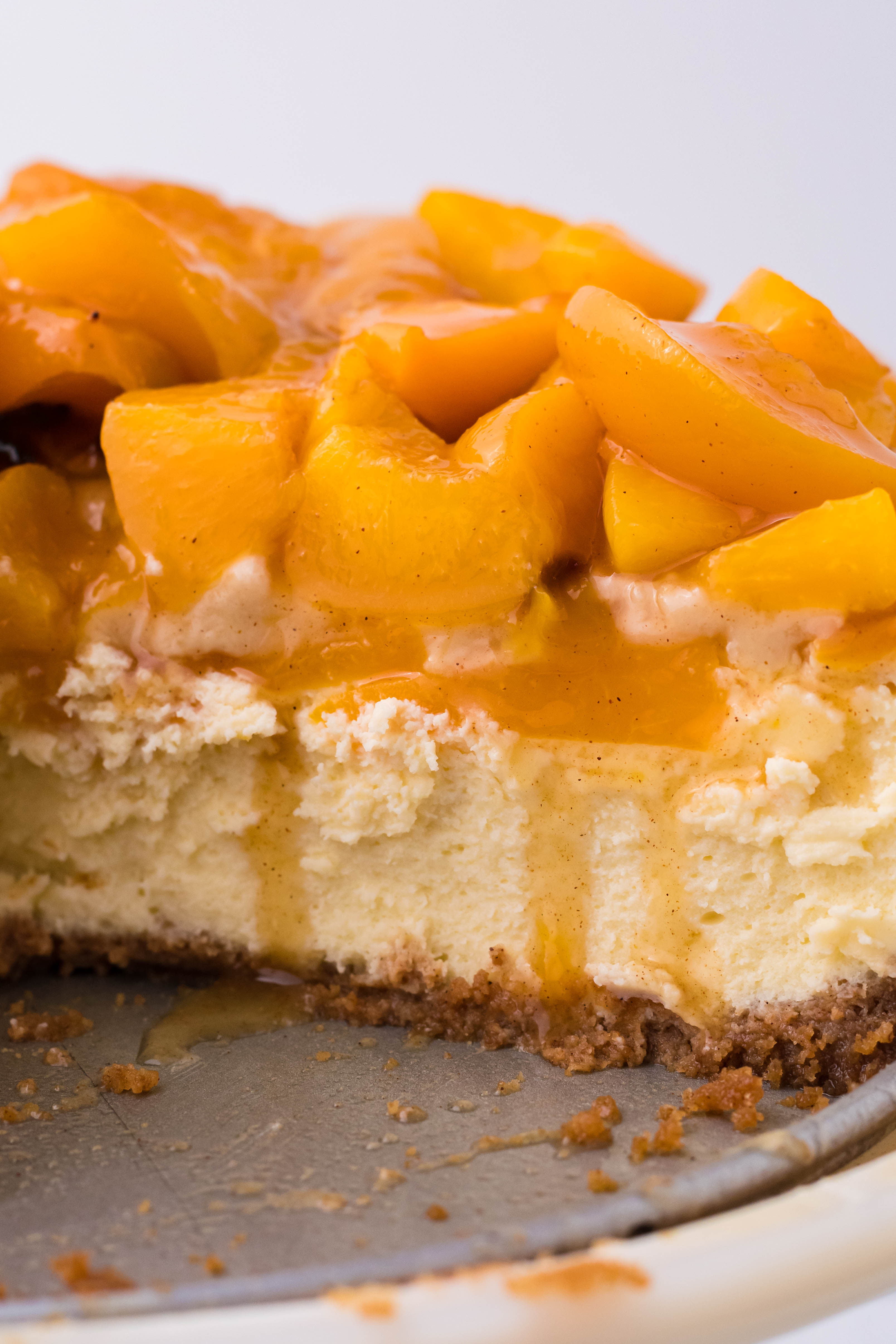 Peach Cobbler Cheesecake