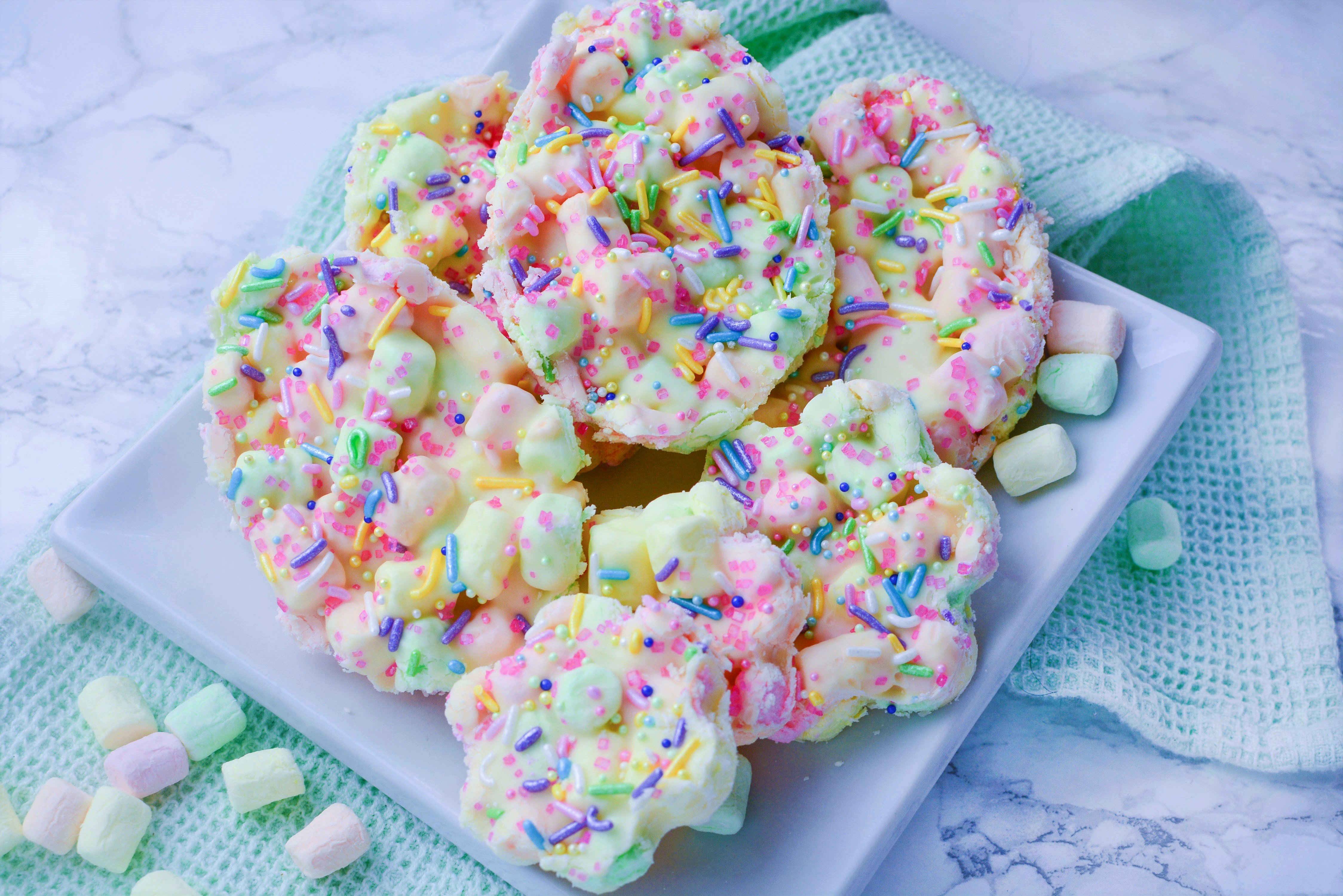 Easter Marshmallow Bark