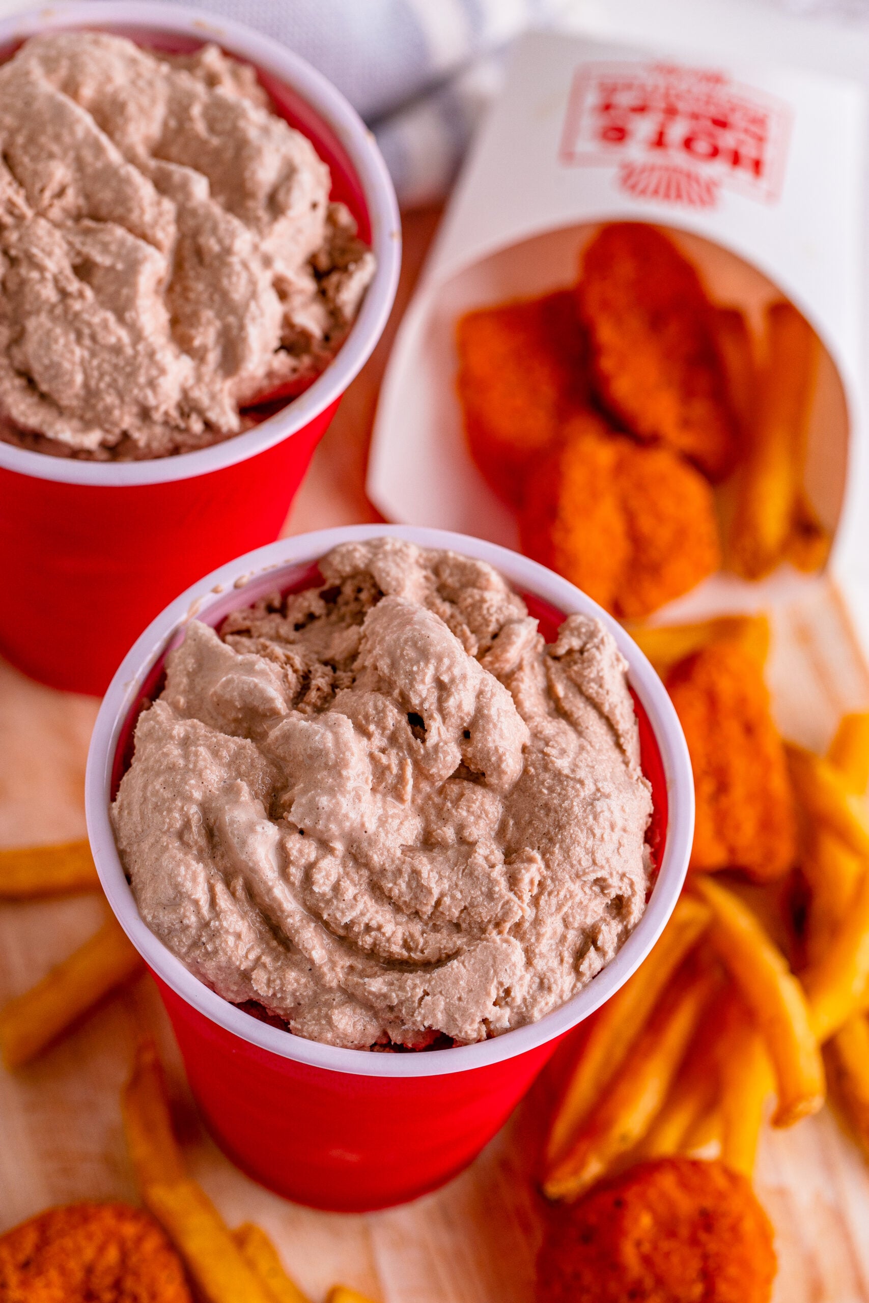 Wendys Frosty homemade in a red solo cup