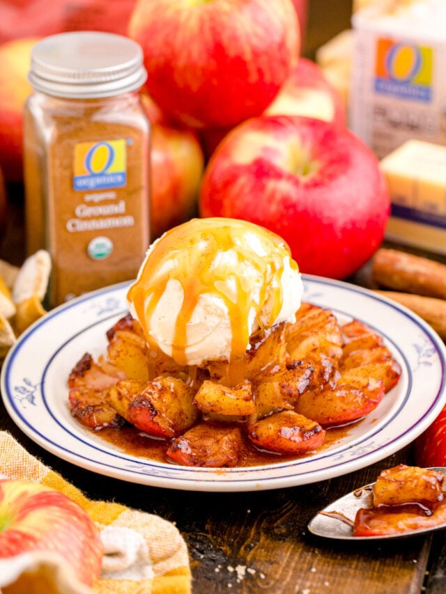 Oven Baked Bloomin Apples Story