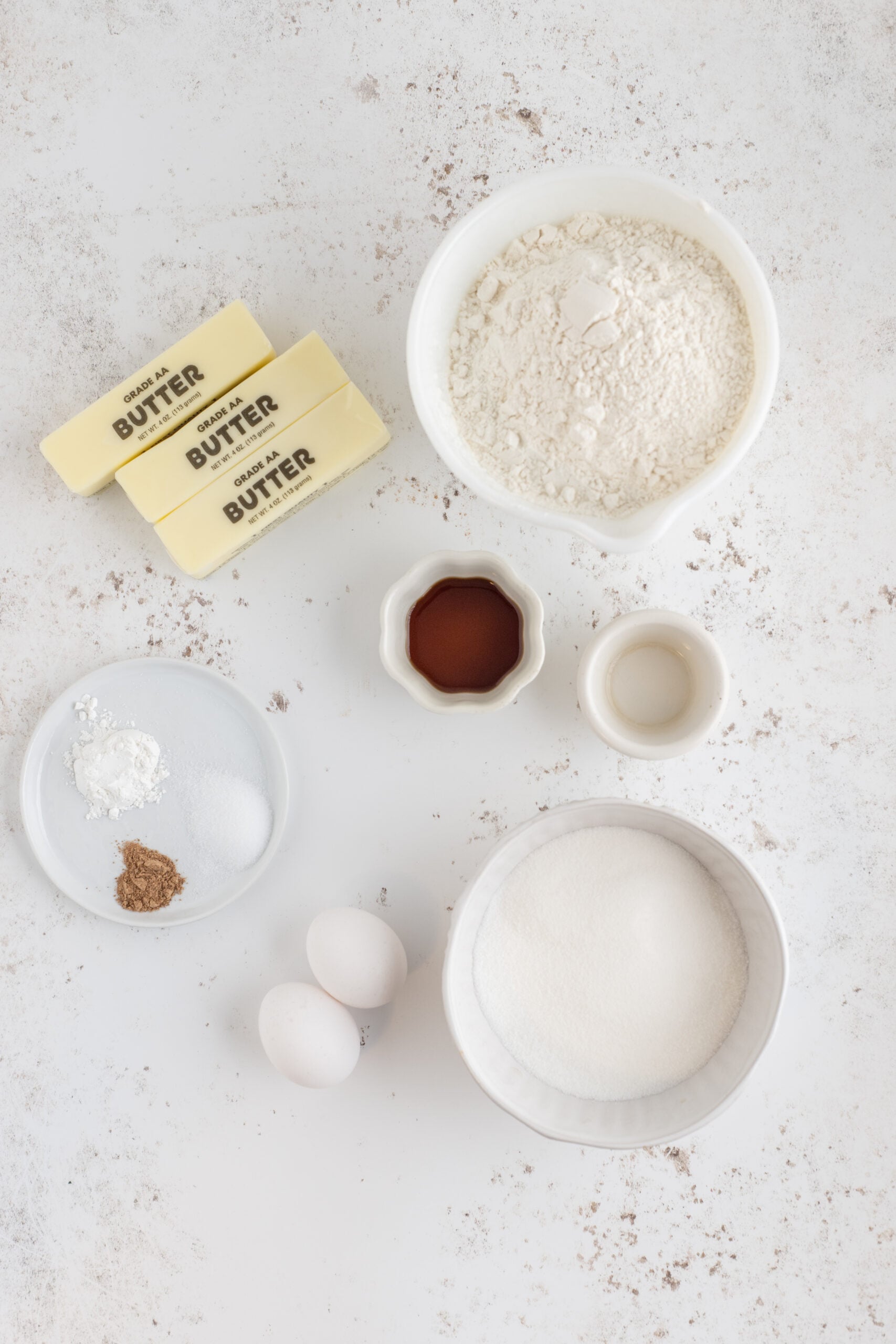 Christmas Sugar Cookies ingredients