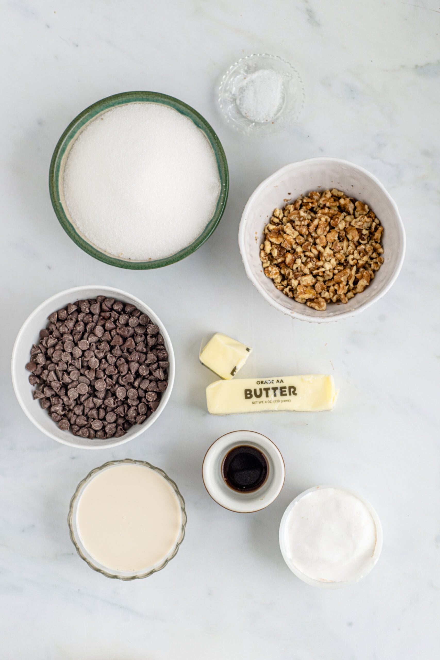 Overhead shot of ingredients needed for this recipe.