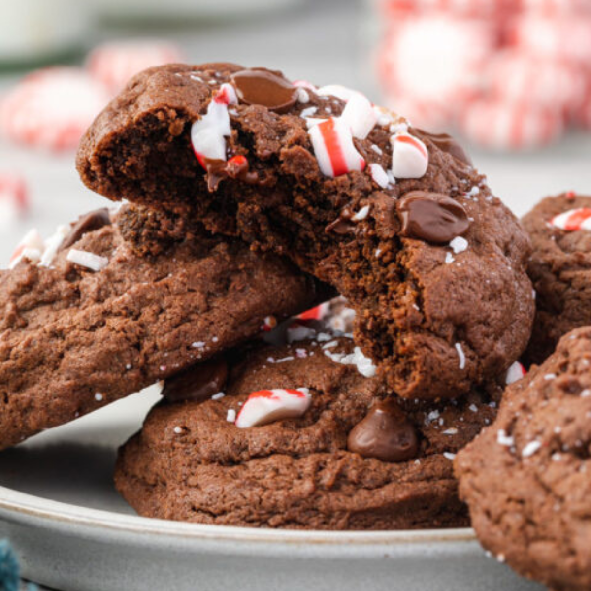 Chocolate Peppermint Cookies