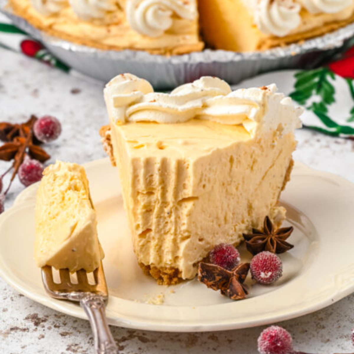 Eggnog Pie