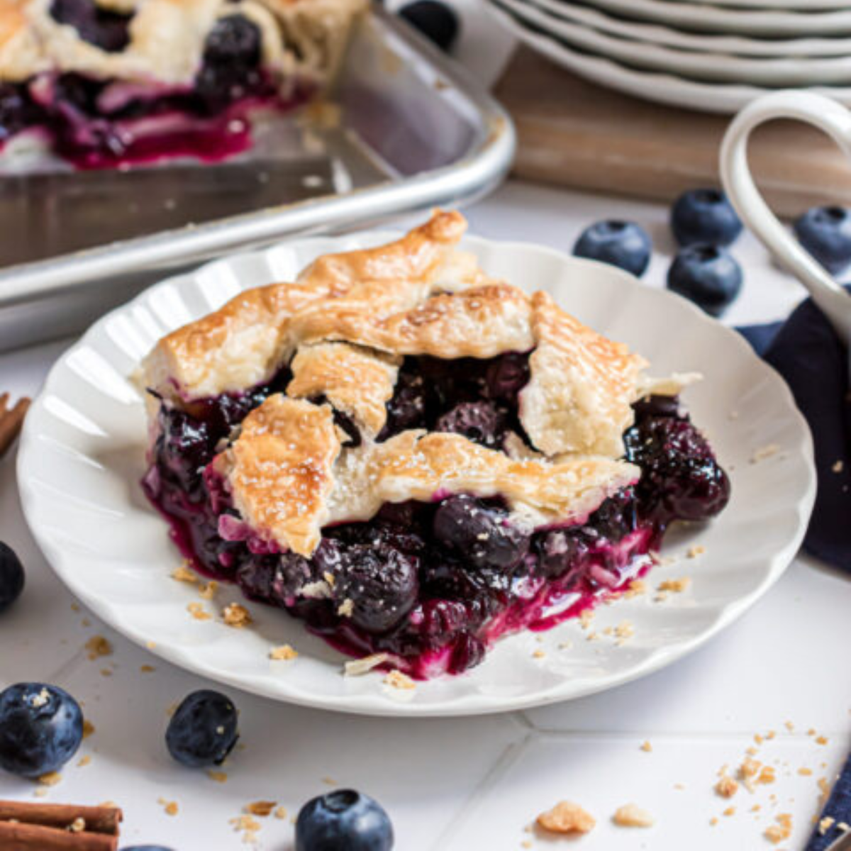 Blueberry Slab Pie